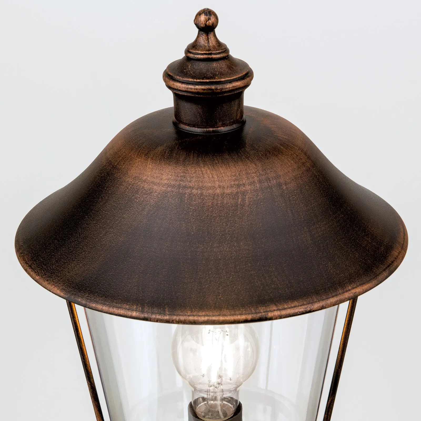 Spoljašnja stazna lampa KENZO, crno-bakarna, H120 cm - 6