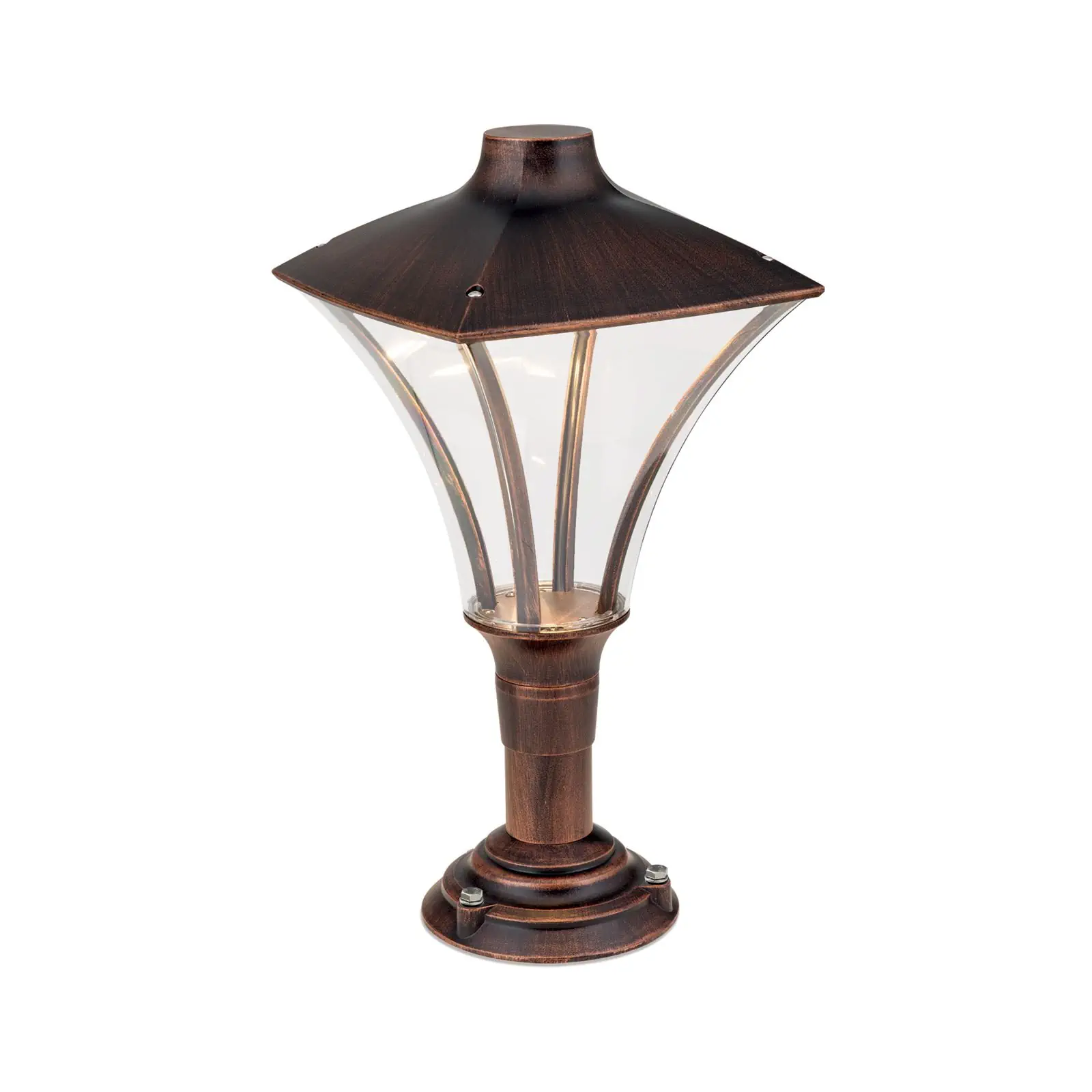 LED spoljašnja lampa DAIKO, crna-bakar, visina 54cm - 4