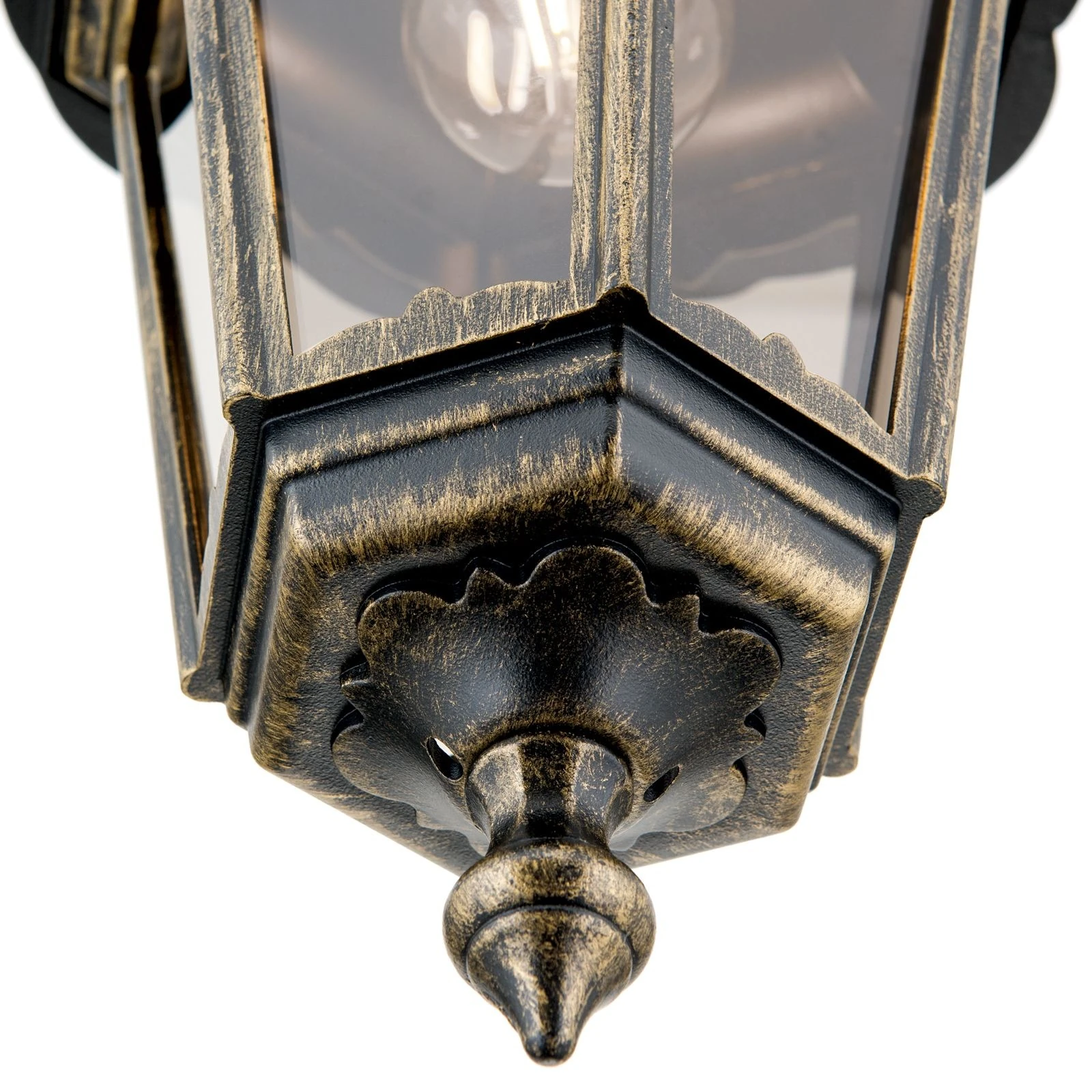 Spoljašnja viseća lampa PUCHBERG, crno-zlatna - 6