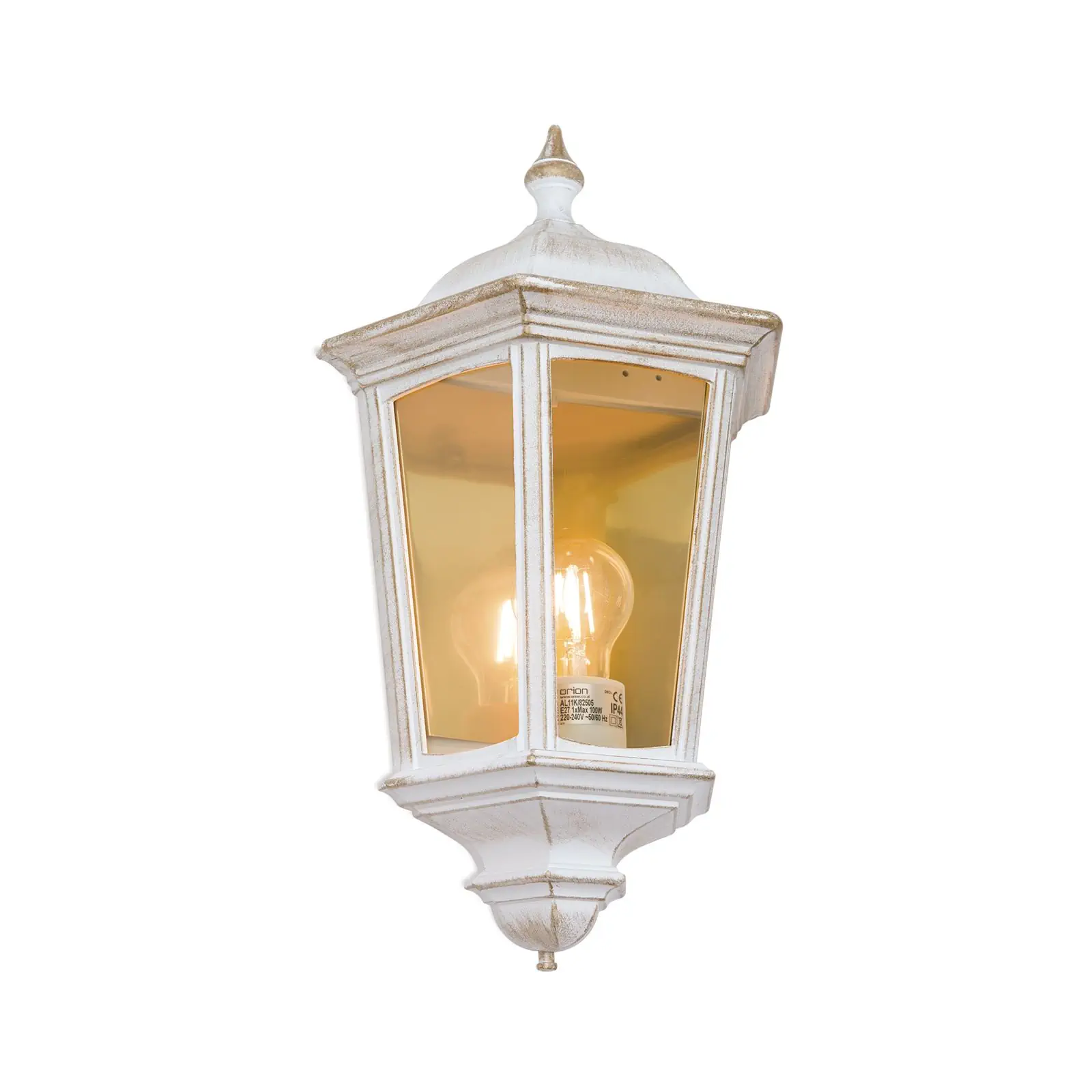 Spoljašnja zidna lampa PUCHBERG, belo-zlatna - 4