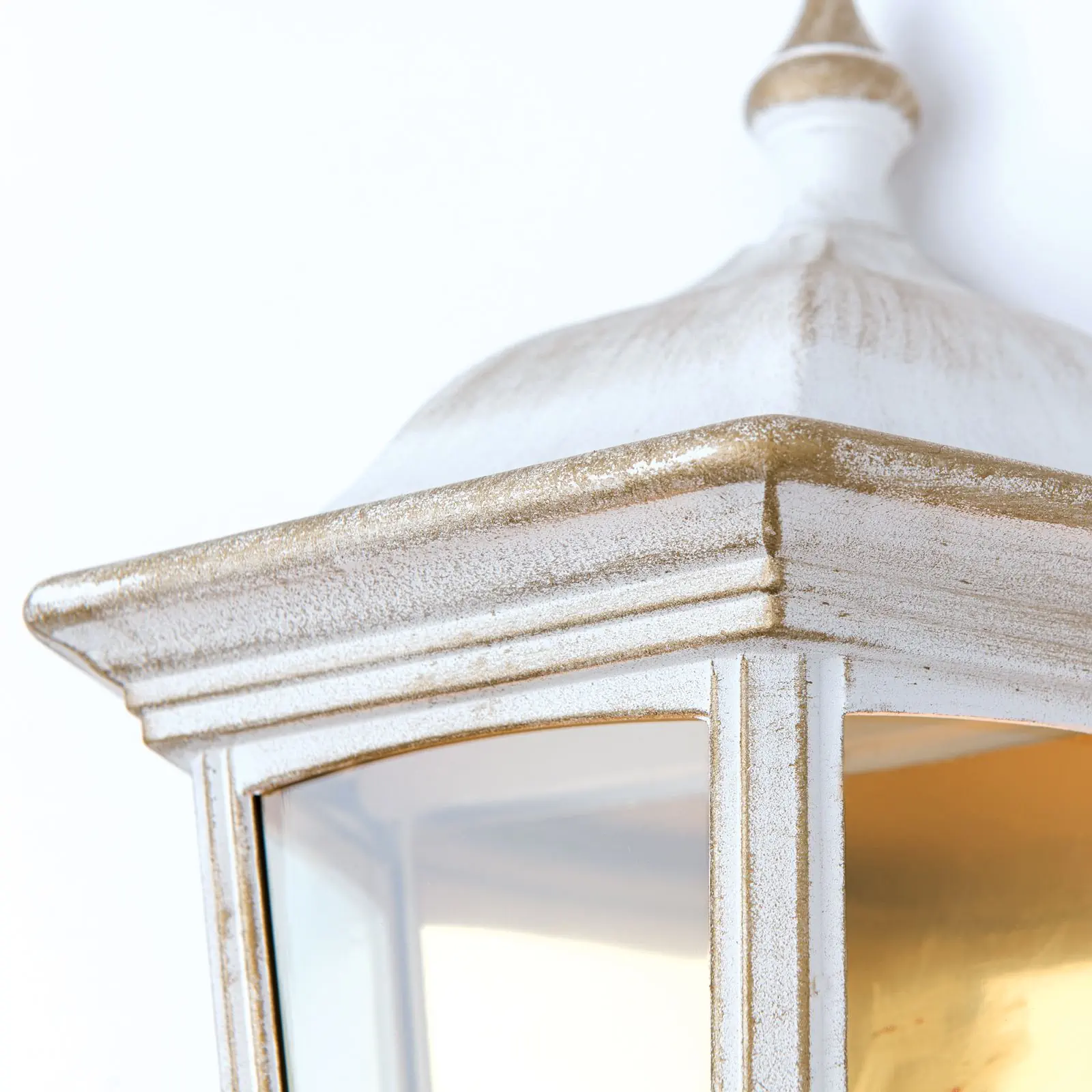 Spoljašnja zidna lampa PUCHBERG, belo-zlatna - 6