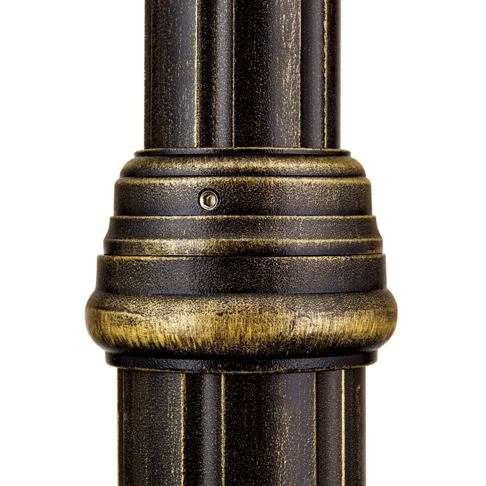 Spoljašnja stubna lampa PUCHBERG, crno-zlatna, H211 cm - 6