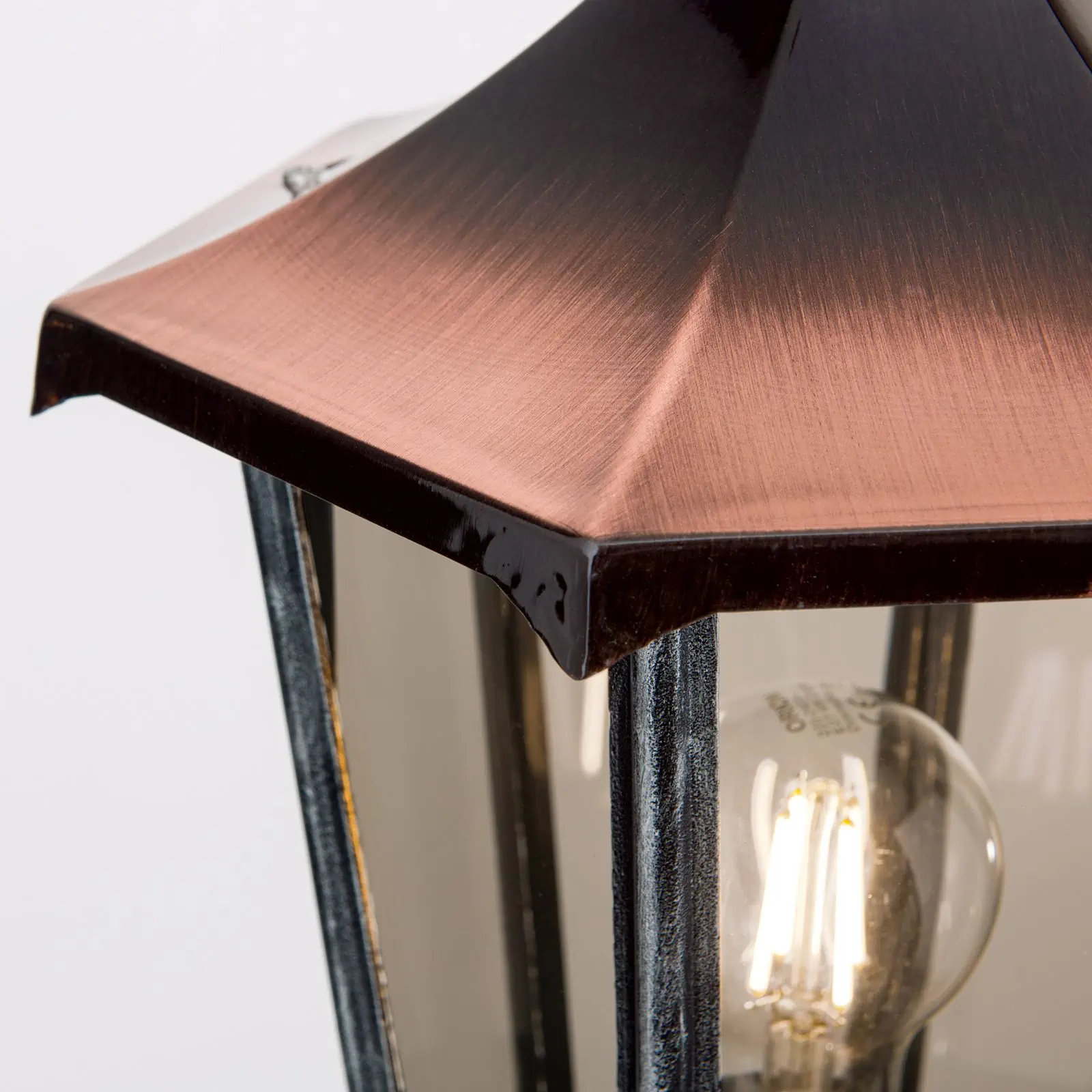 Spoljašnja lampa HERMINE, crno-srebrna, H116 cm - 5