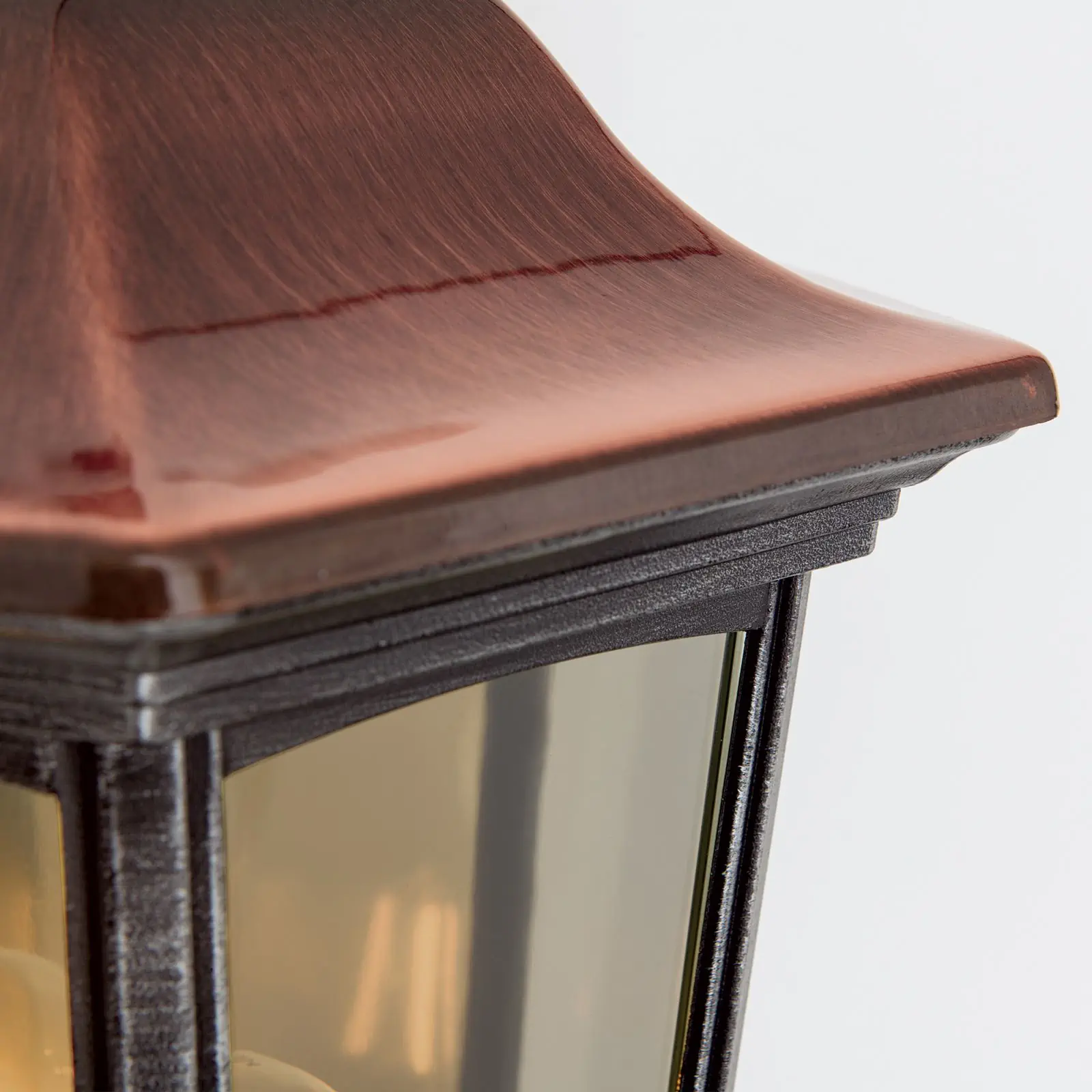 Spoljašnja zidna lampa HERMINE, crno-srebrna - 5