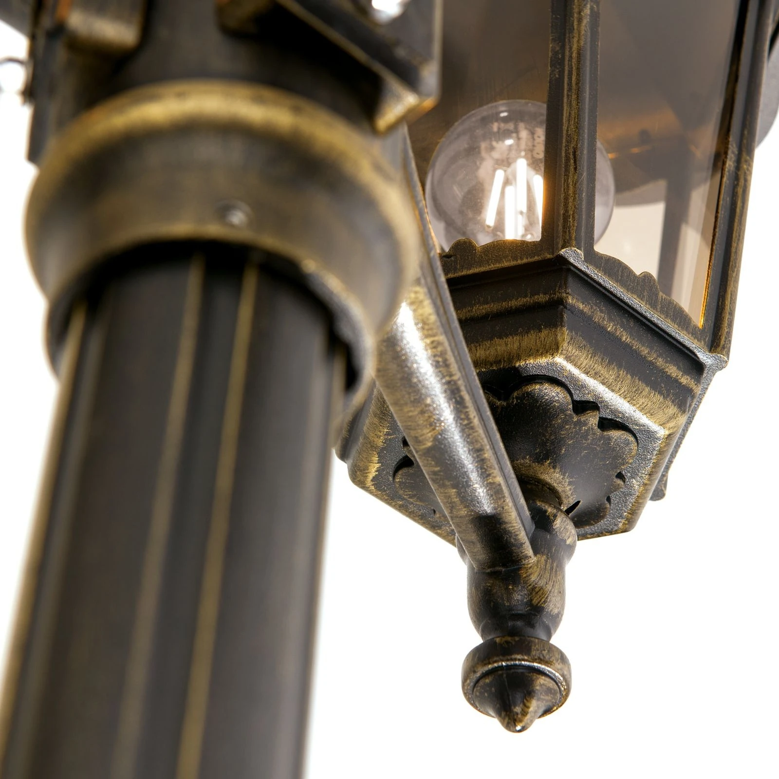 Baštenski kandelabar PUCHBERG, crna/zlatna - 5