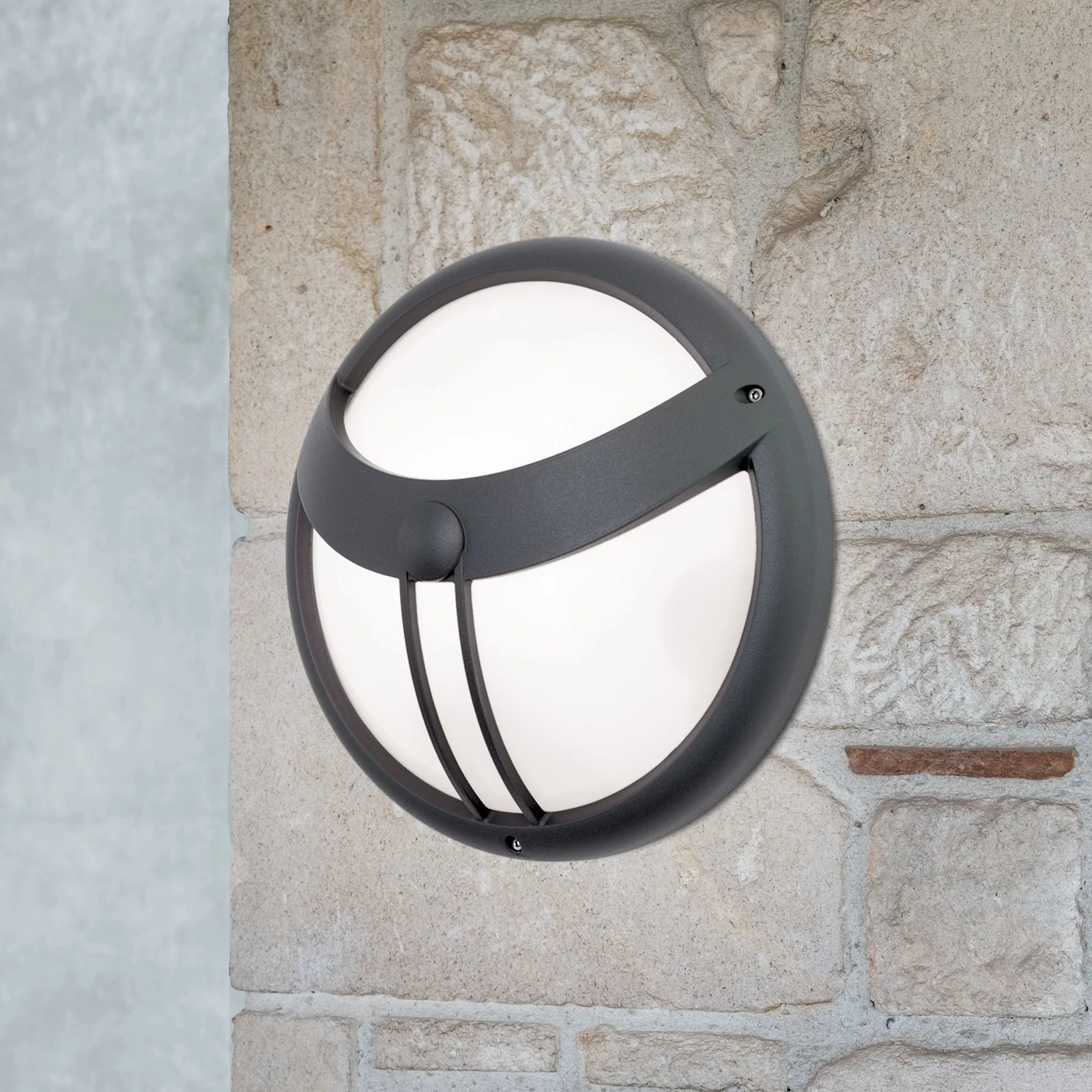 Spoljašnja lampa OBSERVER, antracit, sa senzorom