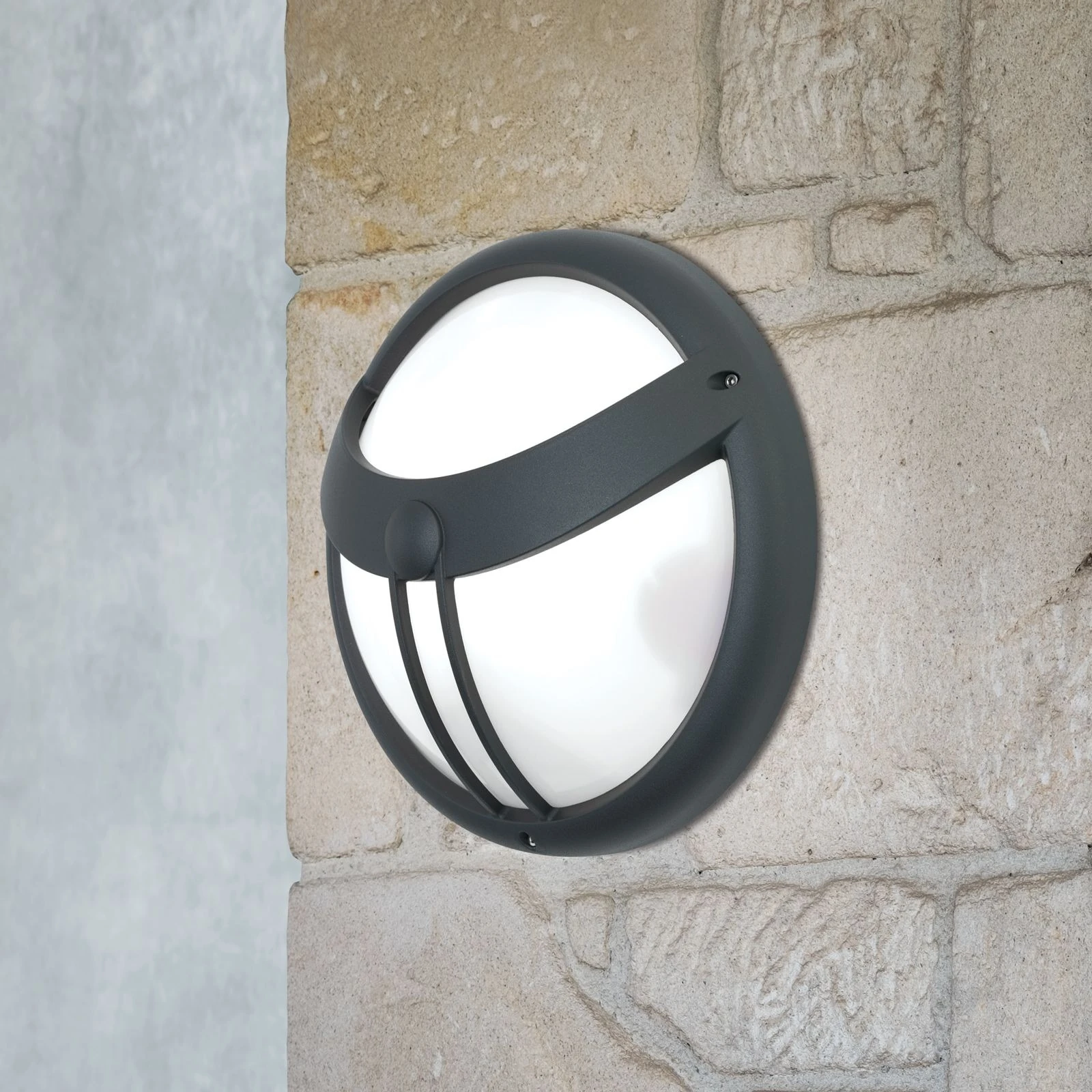 Spoljašnja lampa OBSERVER, antracit, sa senzorom - 2