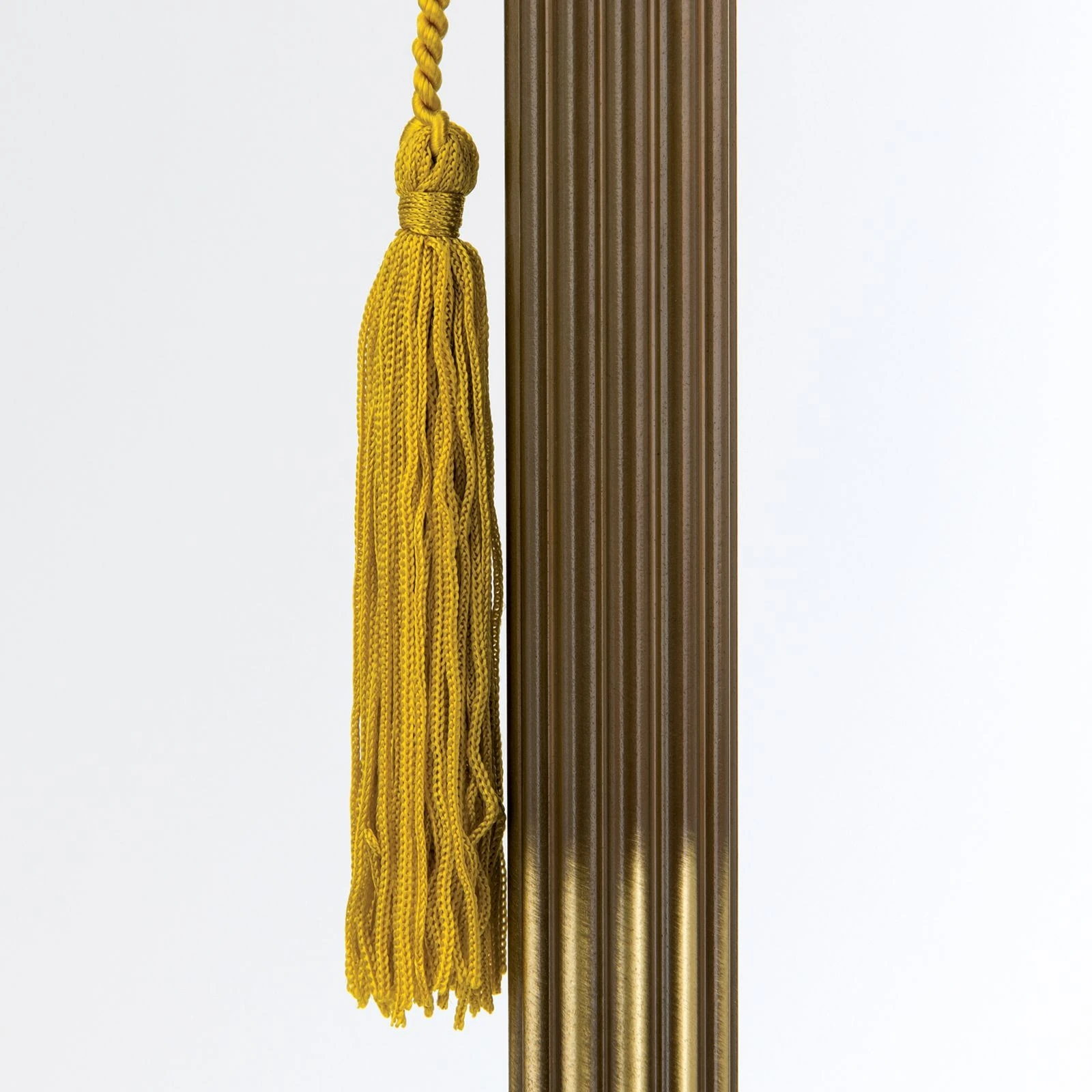 Podna lampa bez abažura, sjajni mesing, visina 152 cm - 5