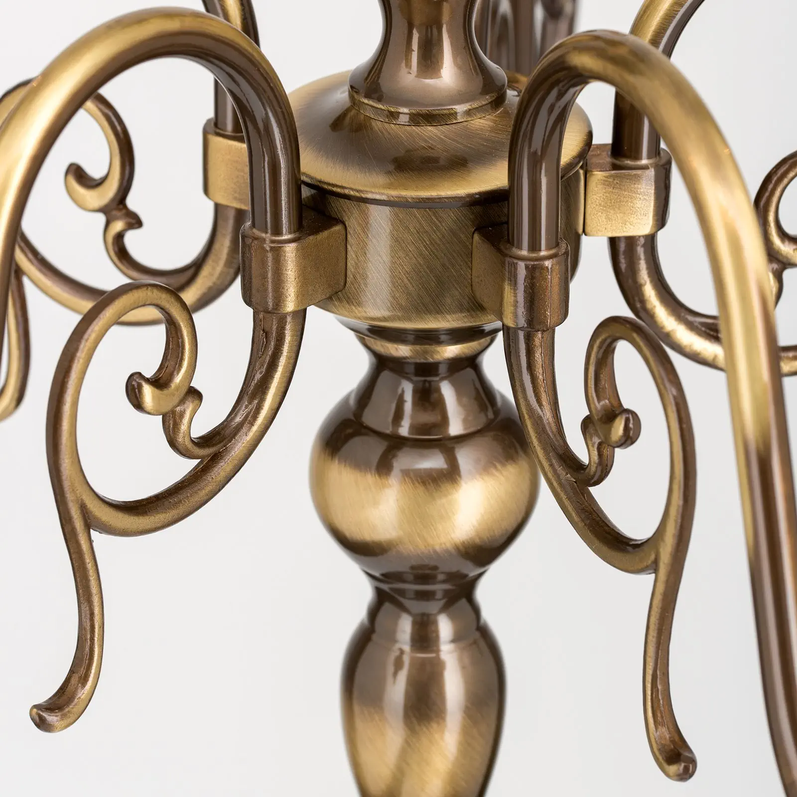 Podna lampa FLÄMISCH, 5 izvora svetla, patina - 8