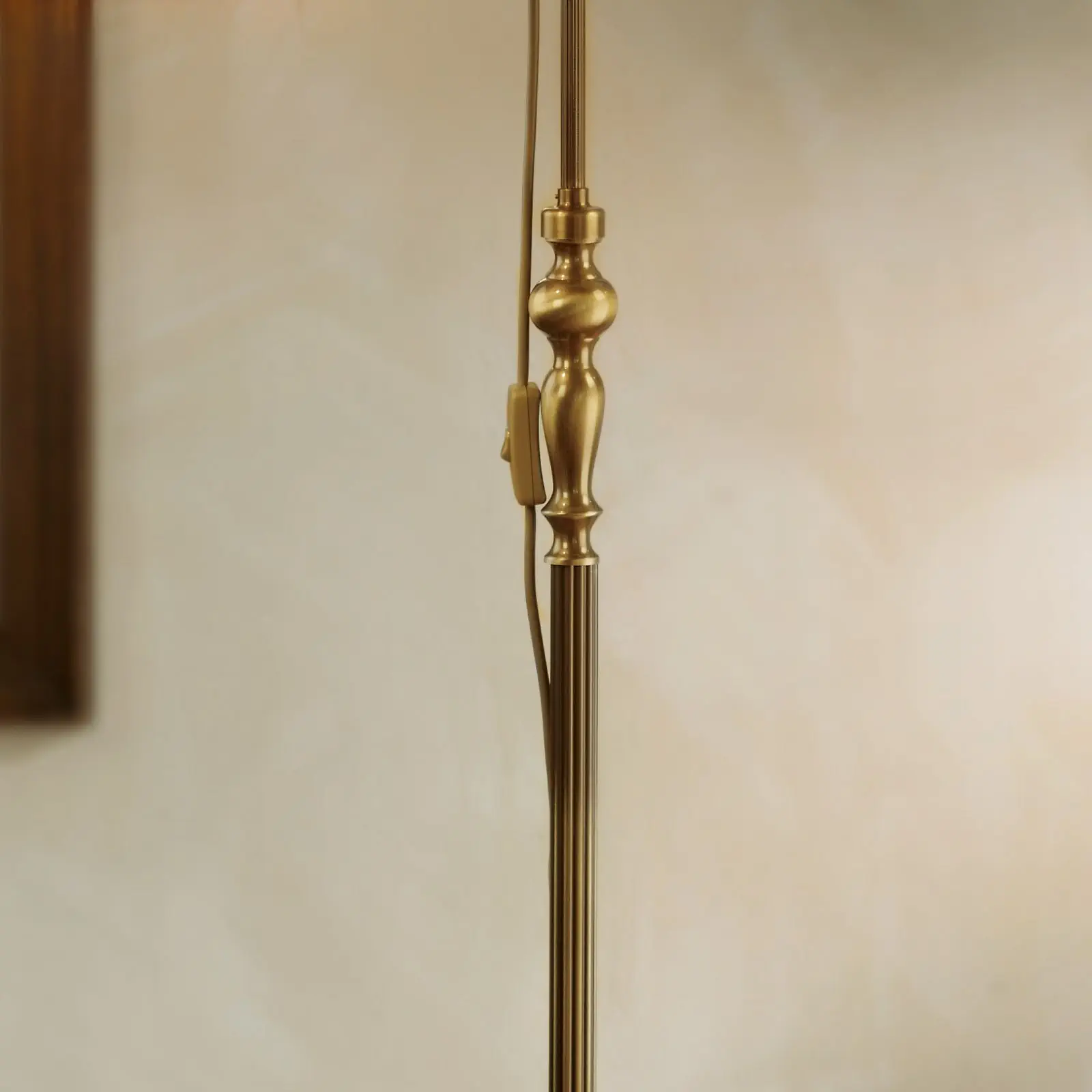 Podna lampa FLÄMISCH, 1 izvor svetla, patina - 3