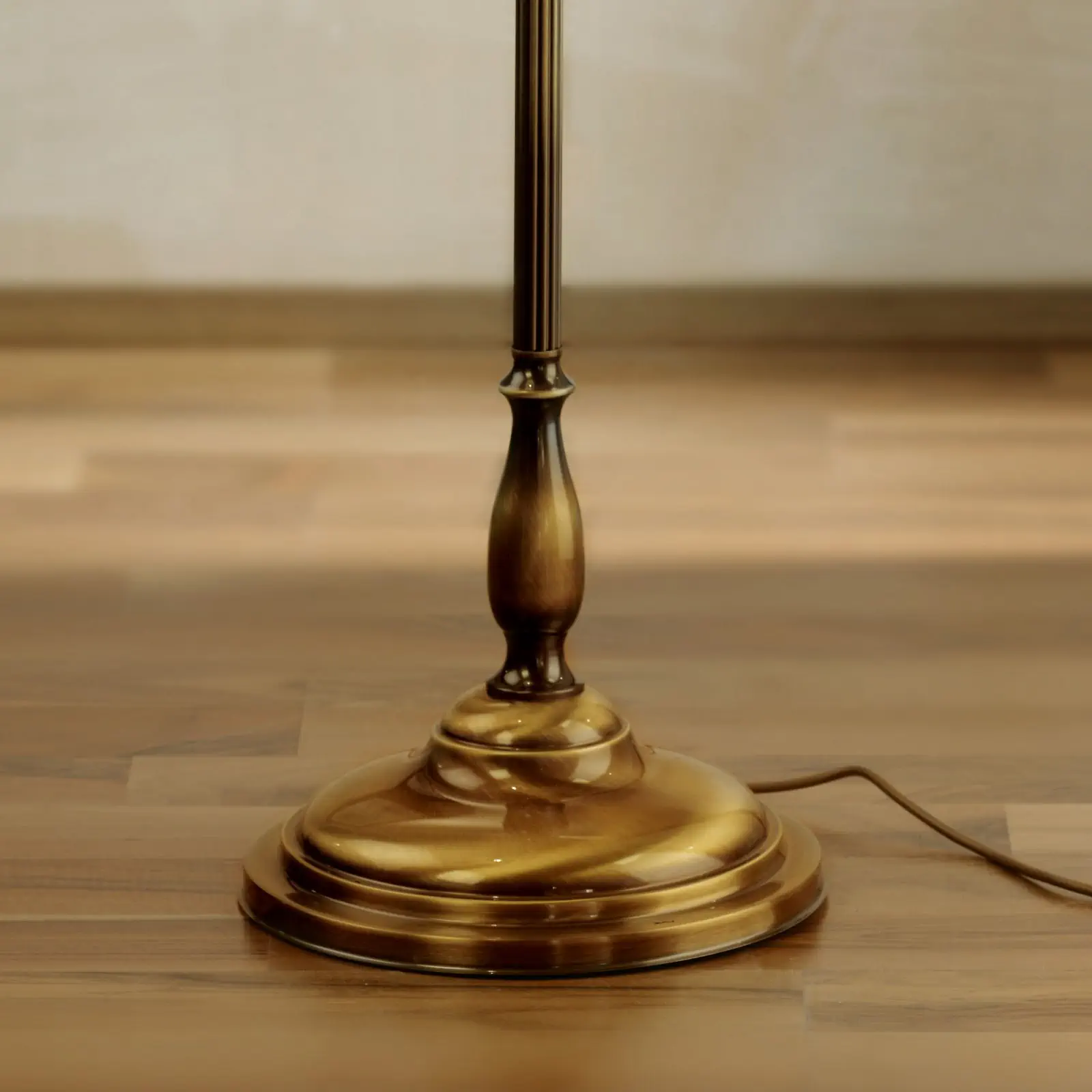 Podna lampa FLÄMISCH, 1 izvor svetla, patina - 4