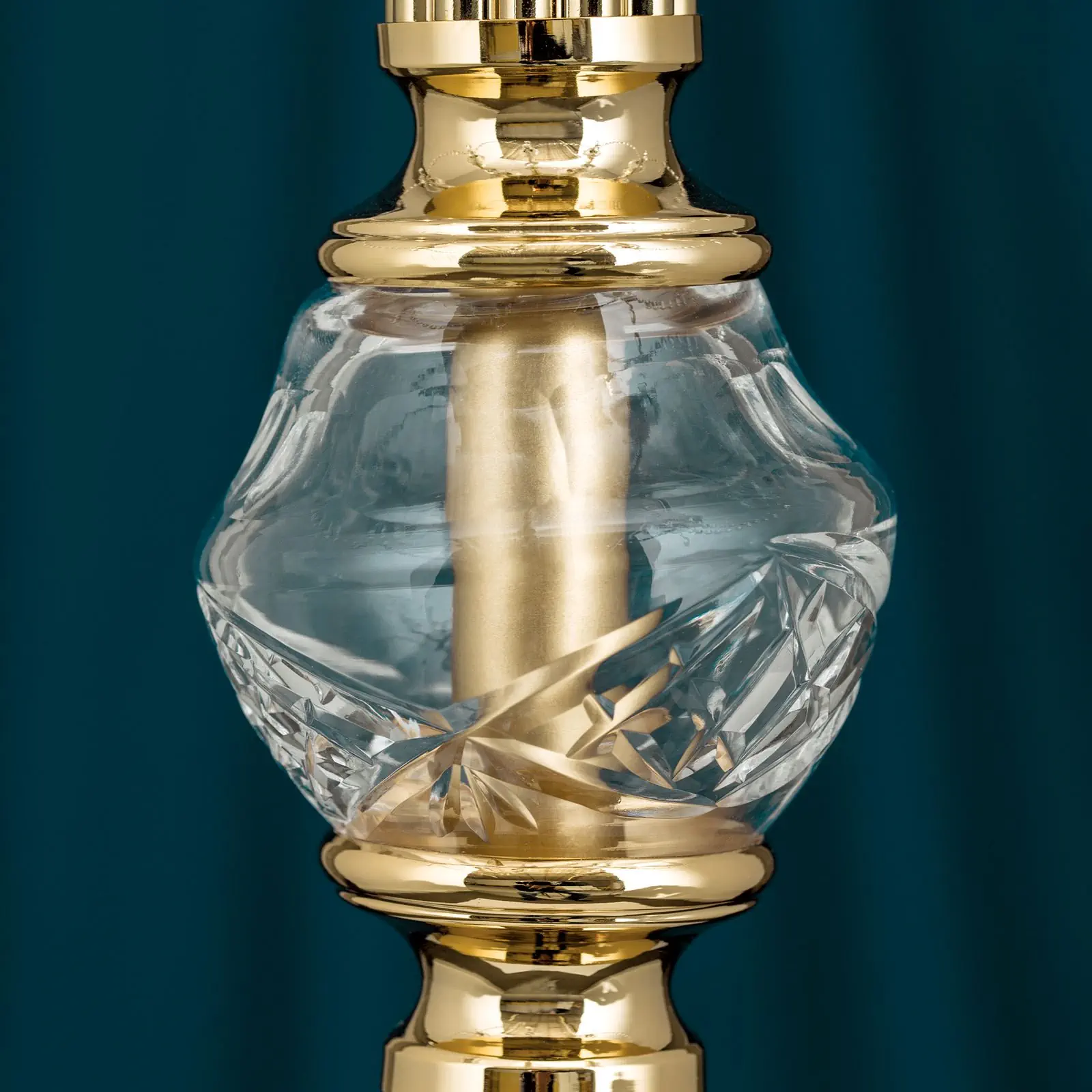 Podna lampa MARIA THERESIA, 9 izvora svetla, zlatna - 5