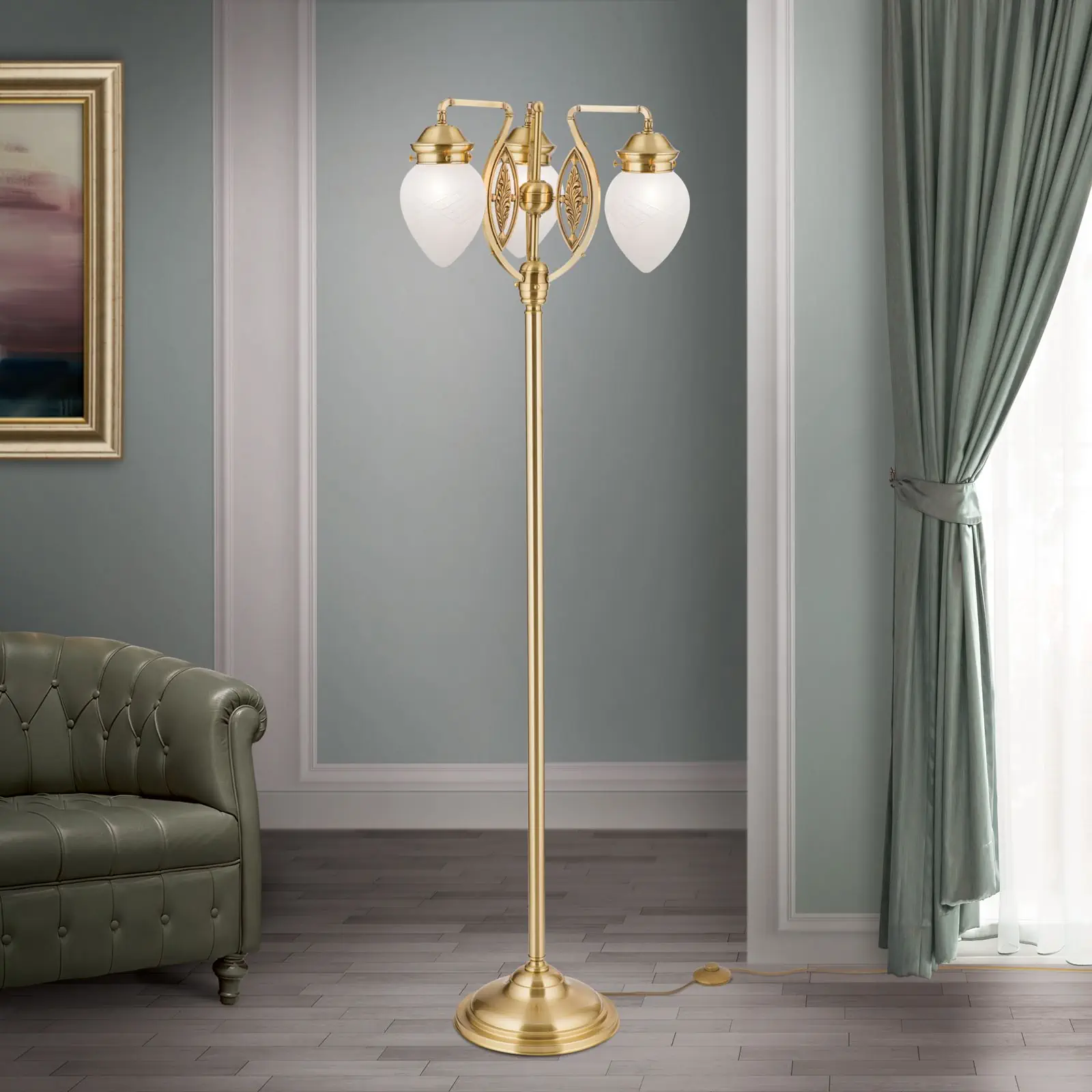 Podna lampa BUDAPEST, bronza - 2