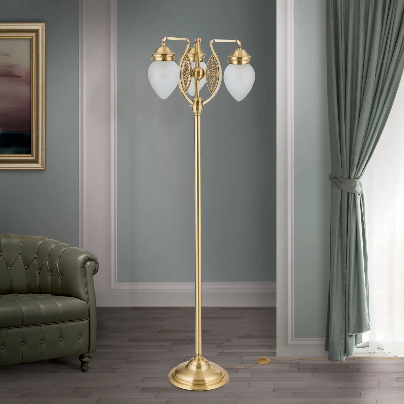 Podna lampa BUDAPEST, bronza - 3