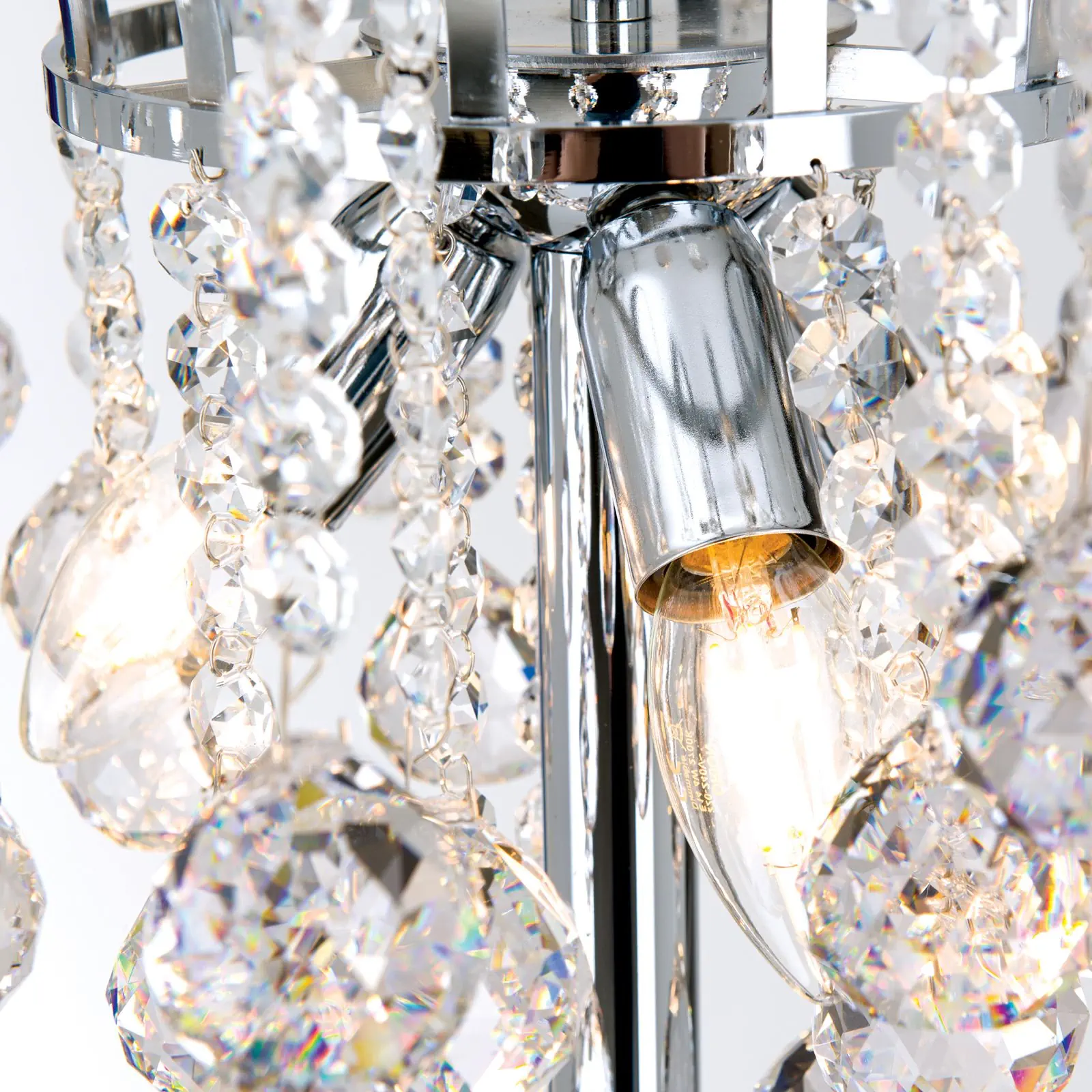 Podna lampa KRISTALL KLASSISCH, hrom - 6