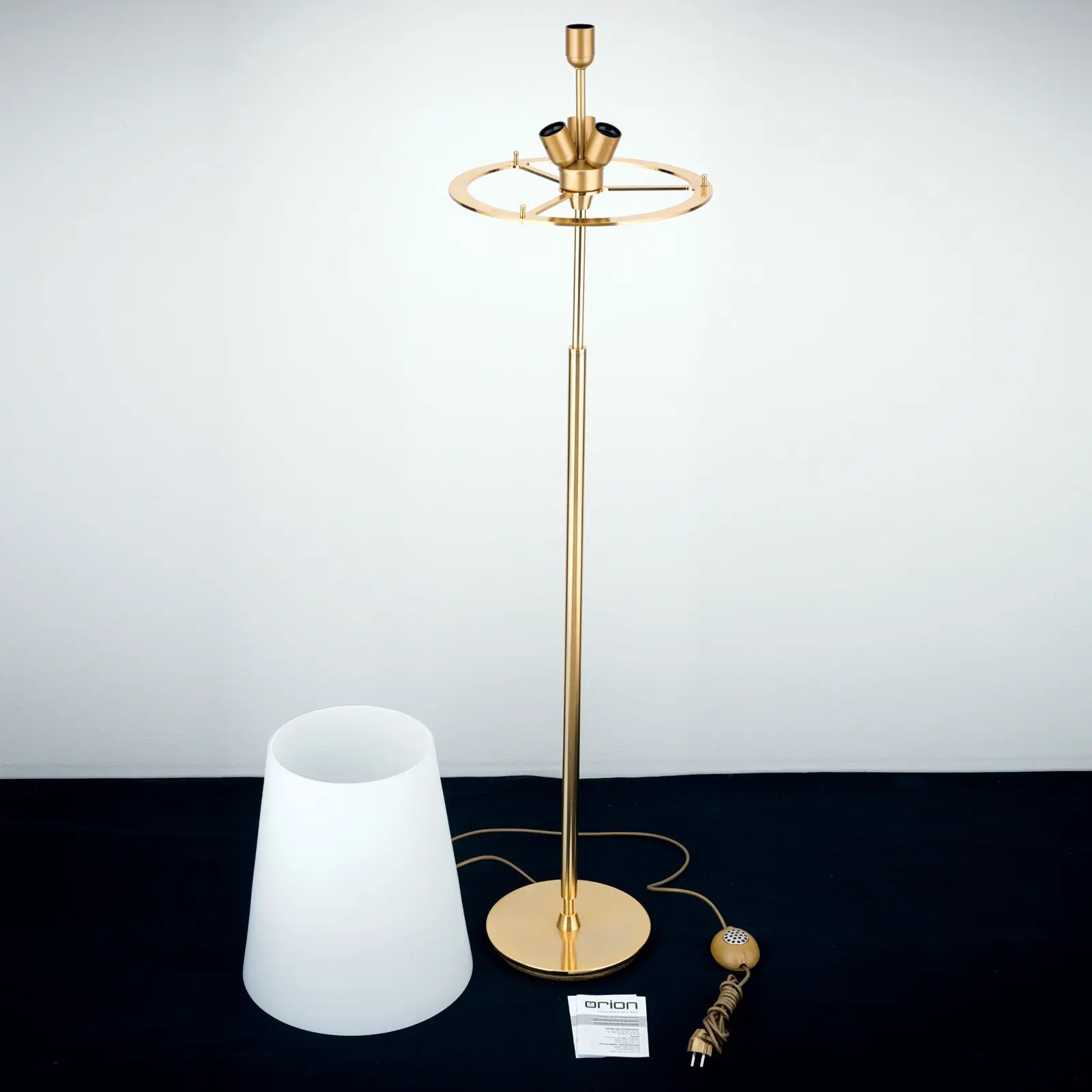 Podna lampa KONUS, mat zlatna - 8