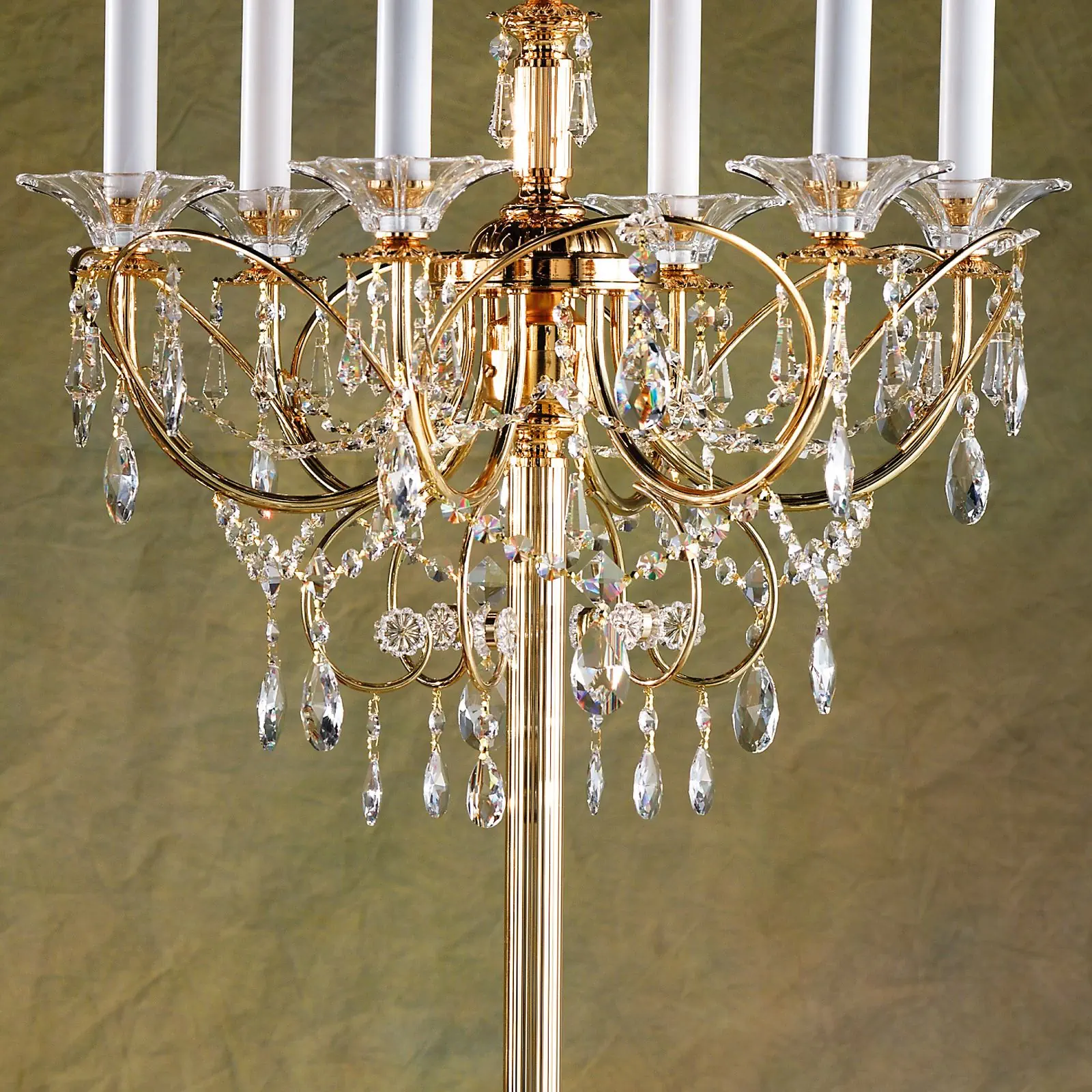 Podna lampa KATHARINA, zlatna - 2