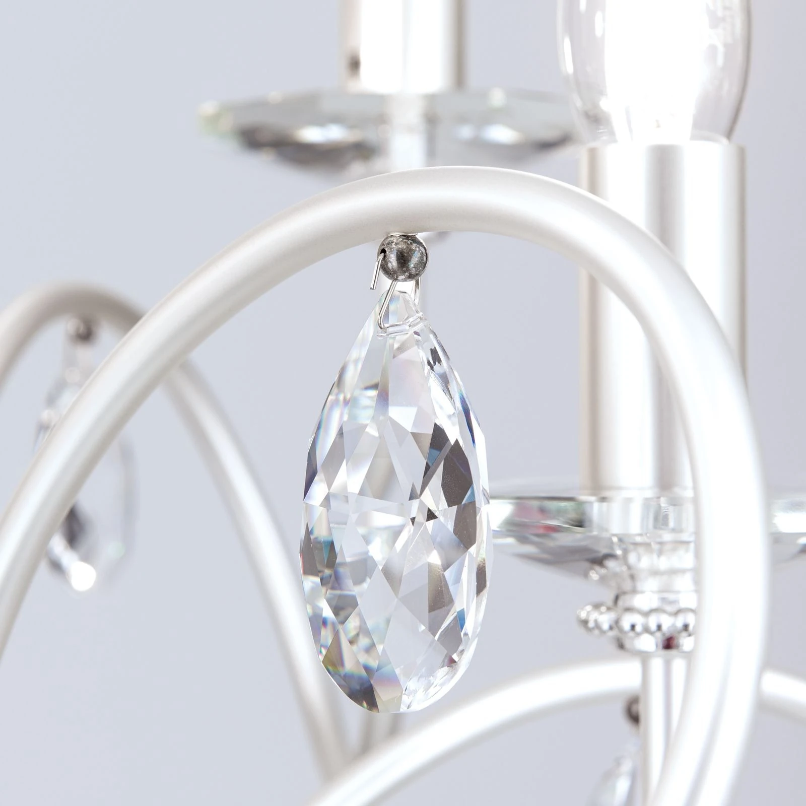 Podna lampa GIADA, 6 izvora svetla, srebro-mat završna obrada - 5