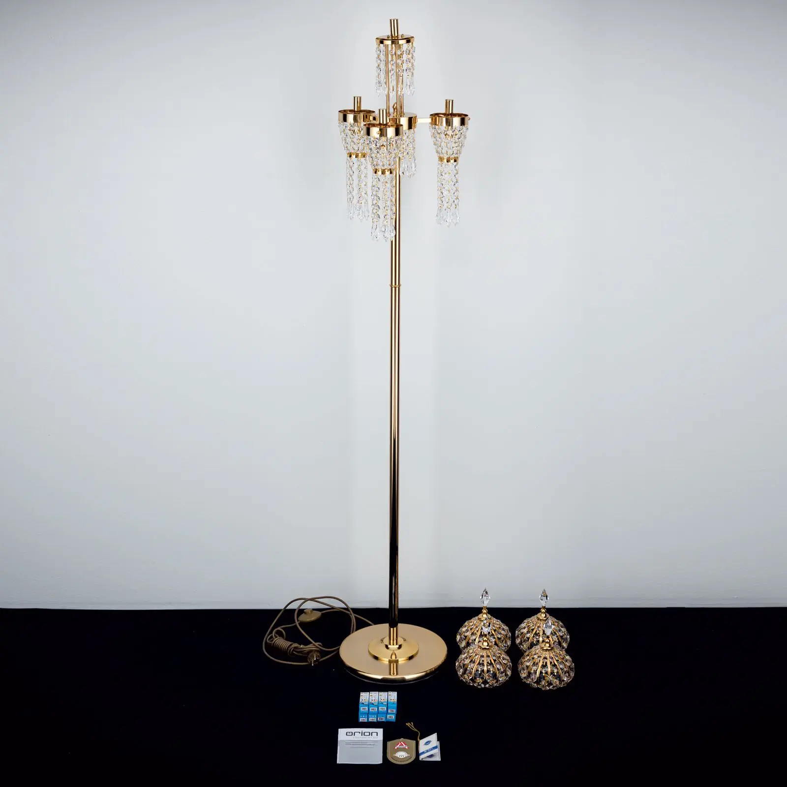 Podna lampa ORIENTAL, zlatna - 8