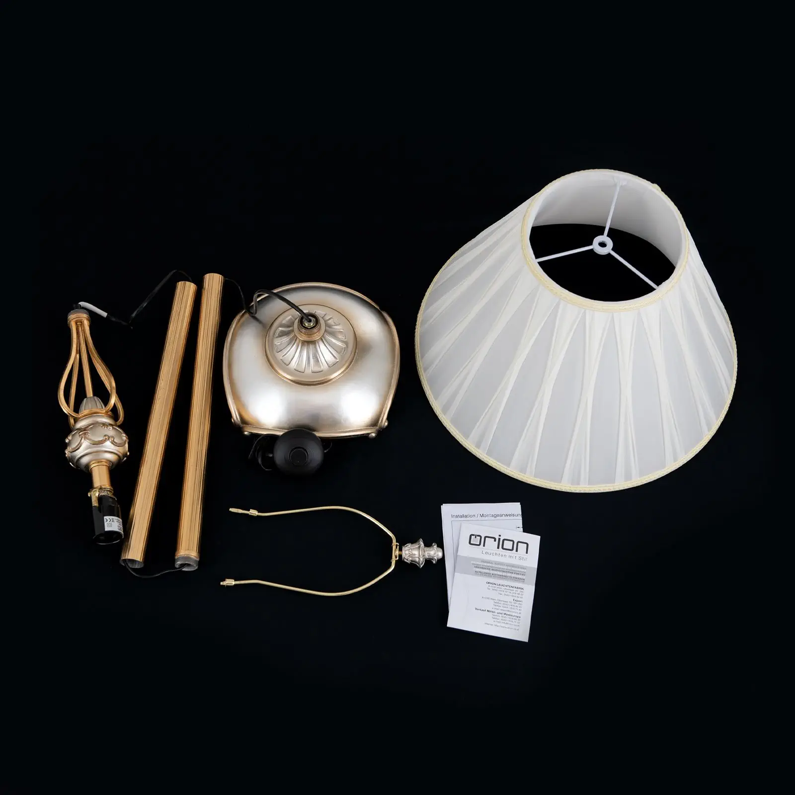 Podna lampa TIZIA, zlatna - 8