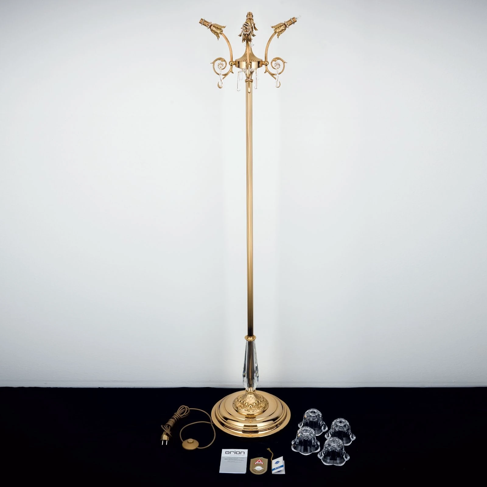 Podna lampa LA BOHEME, 24-karatno pozlaćeno - 8