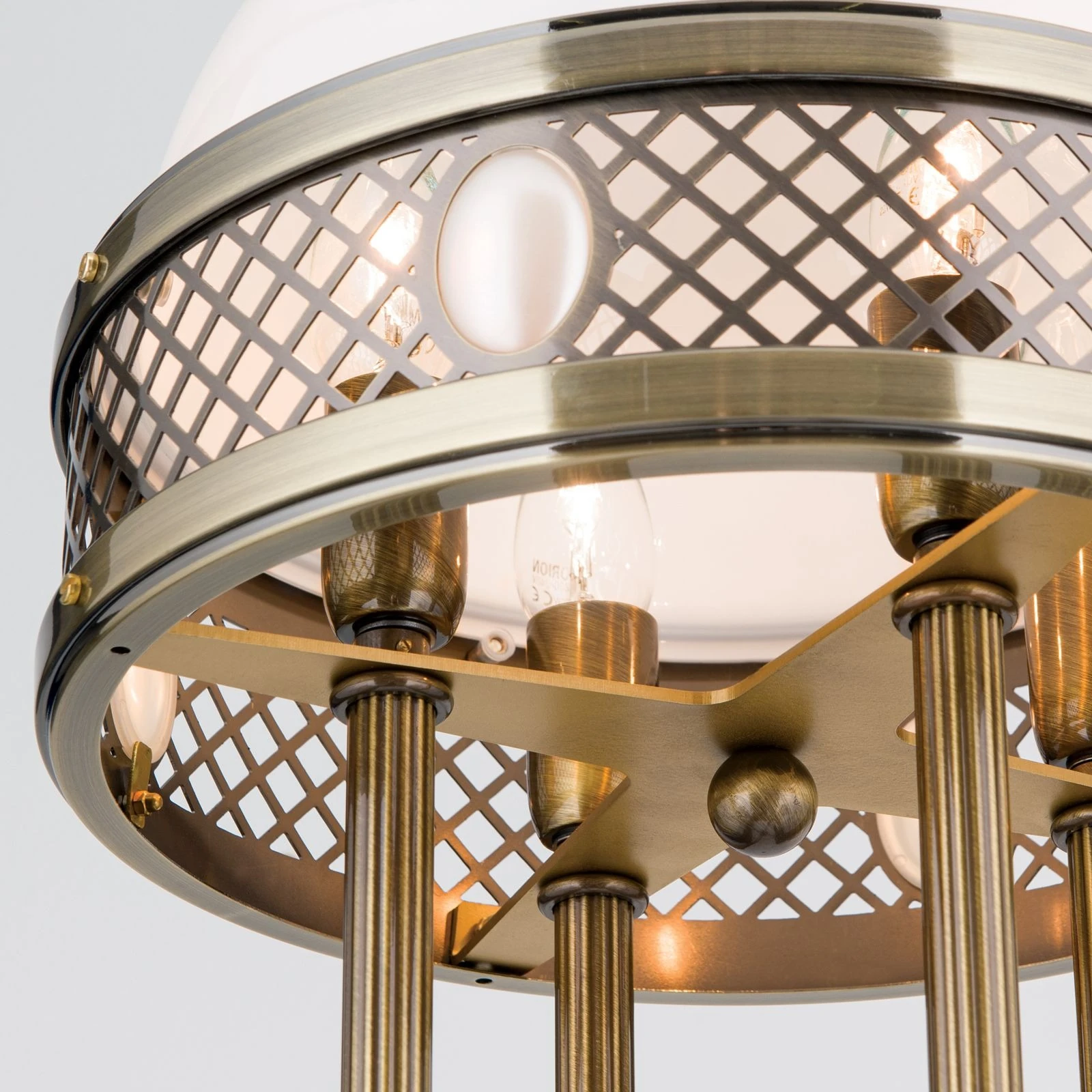 Podna lampa ALT WIEN, antik mesing - 6