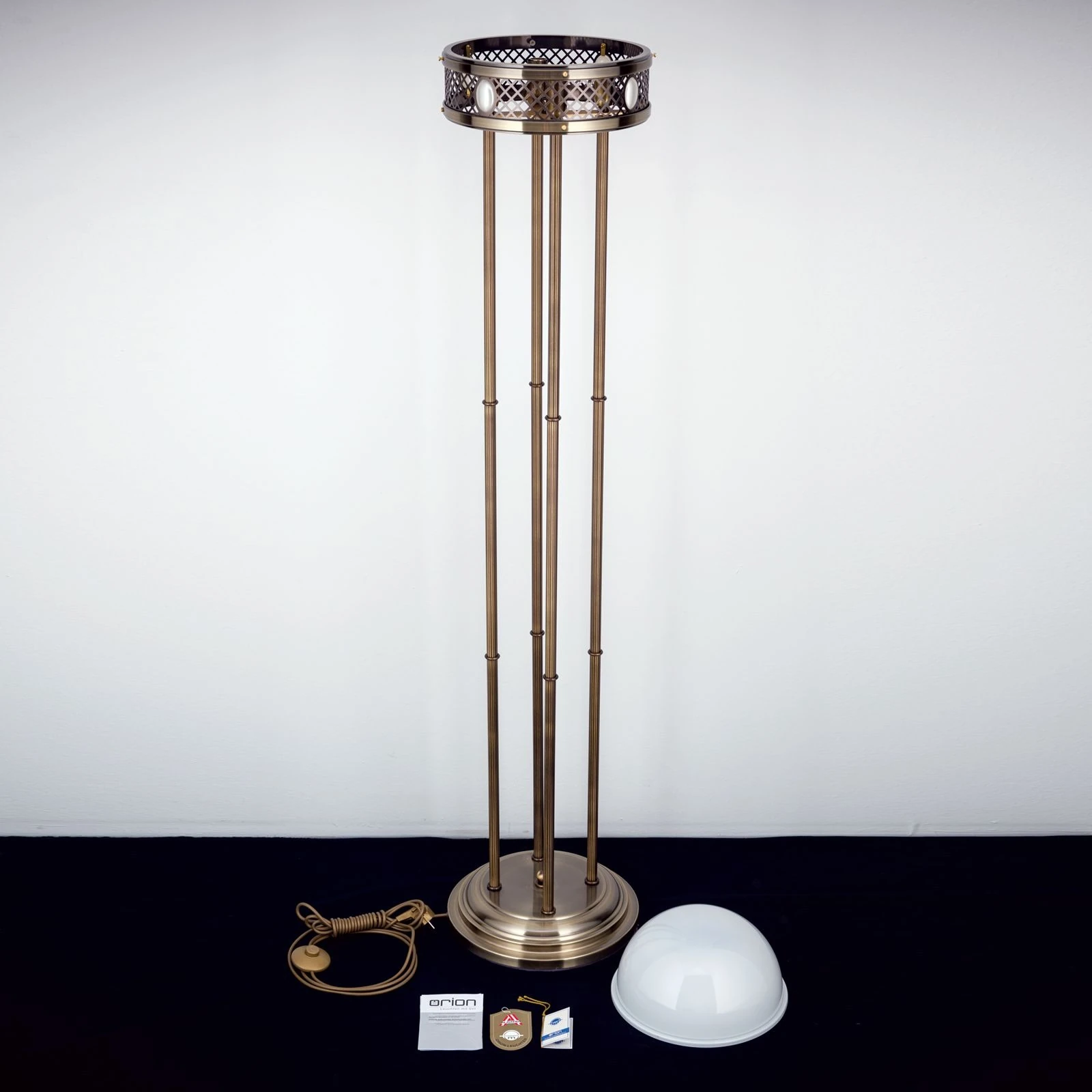 Podna lampa ALT WIEN, antik mesing - 8