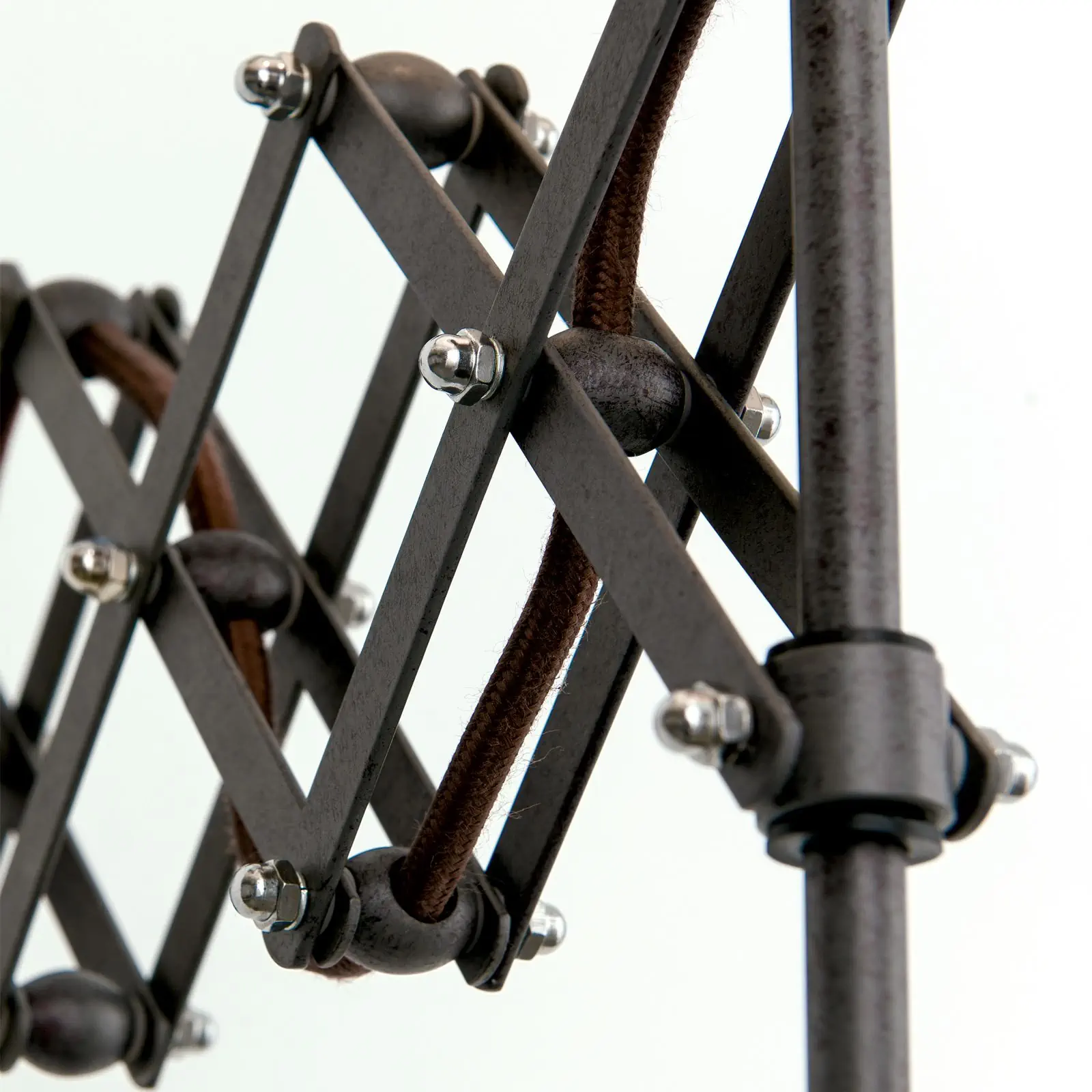 Podna lampa FACTORY sa tekstilnim abažurom - 5