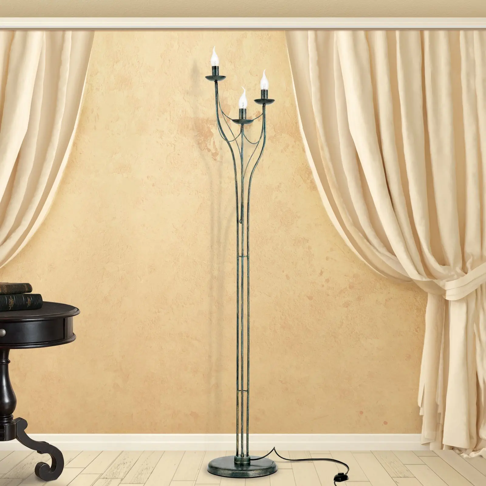 Podna lampa VELA, antik - 2