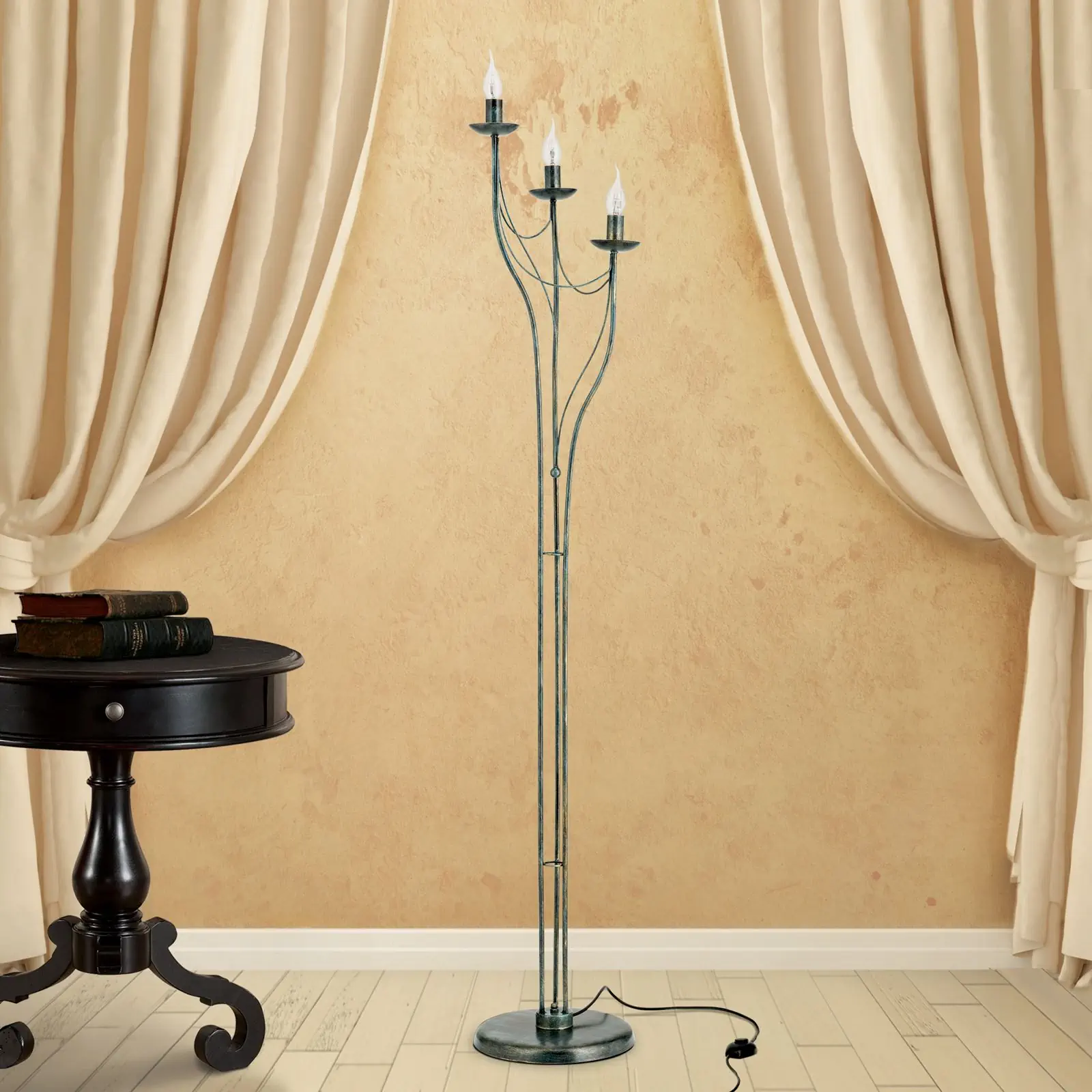 Podna lampa VELA, antik - 3