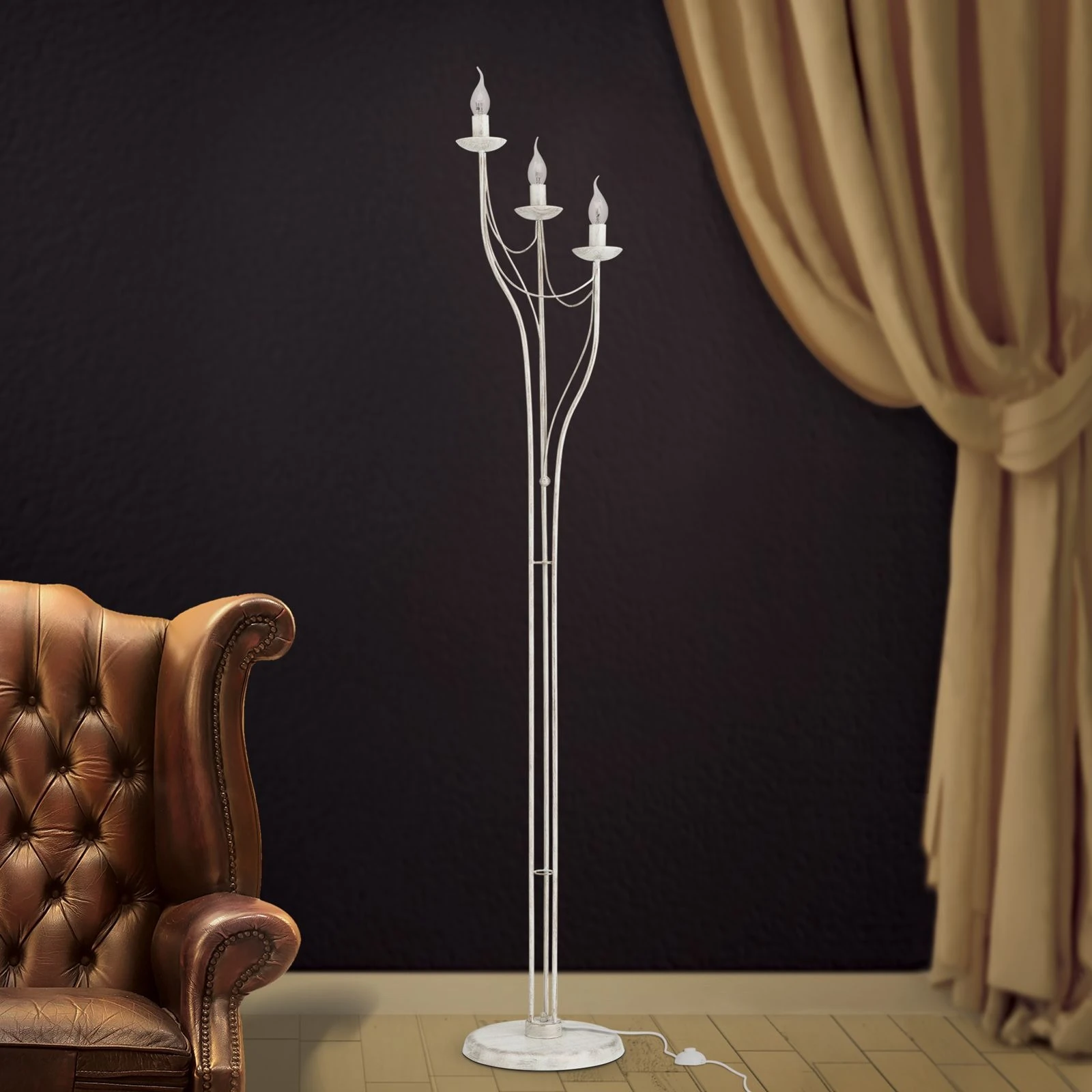 Podna lampa VELA, slonovača - 3