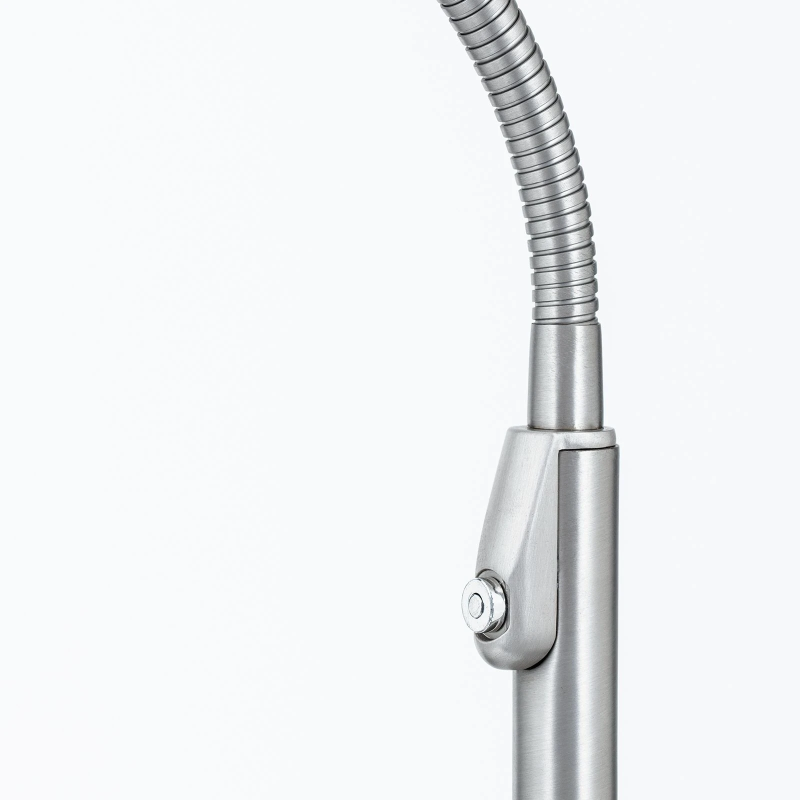 LED podna lampa COBRA, saten hrom - 5