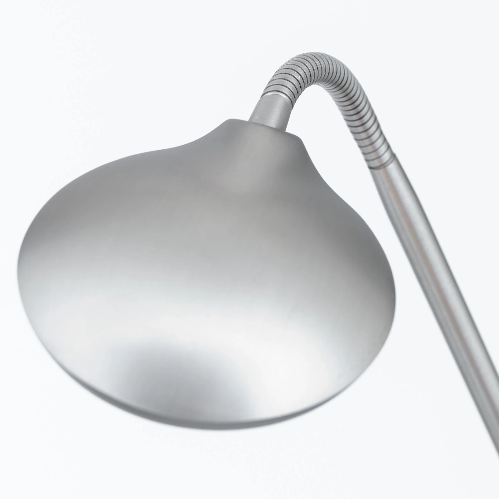 LED podna lampa COBRA, saten hrom - 6