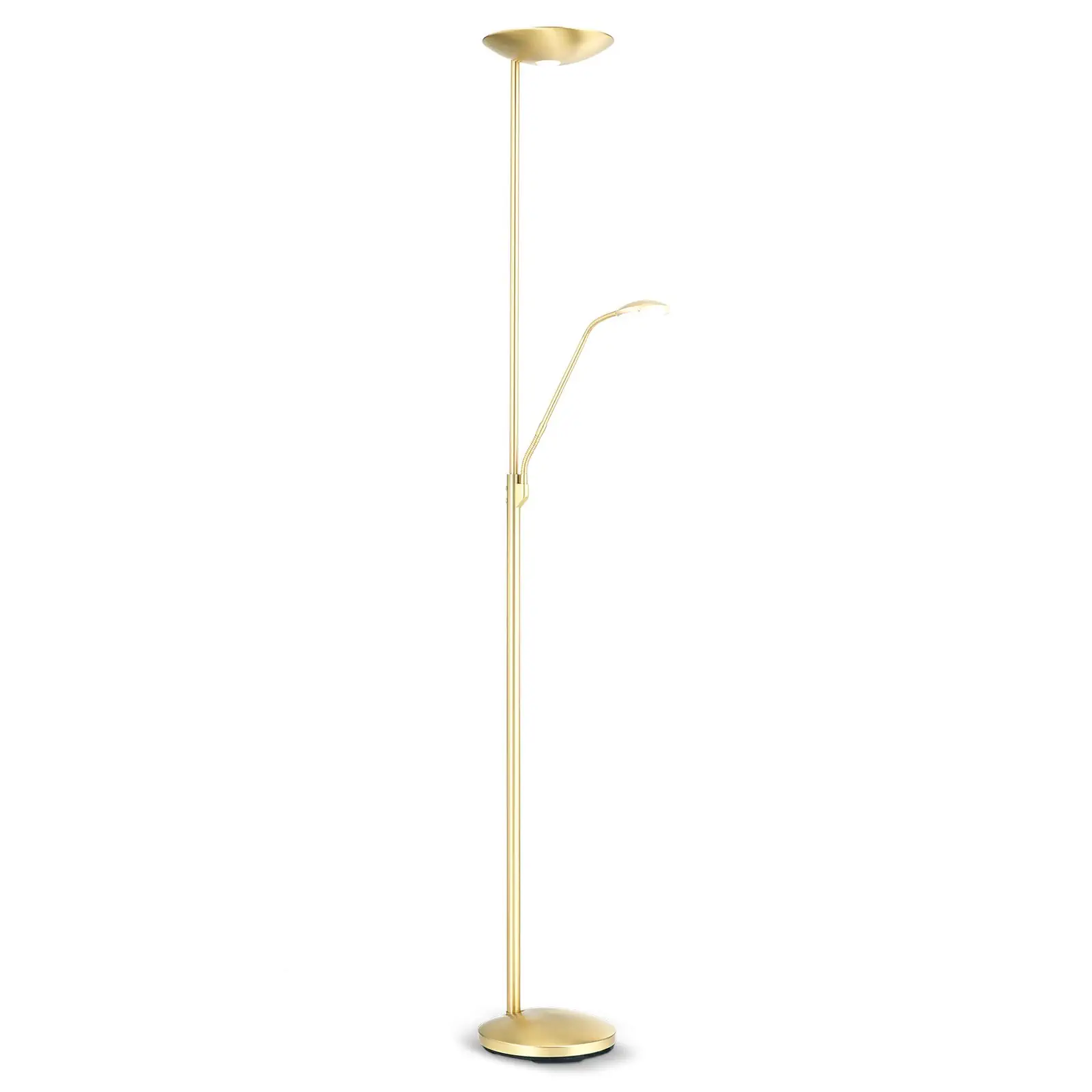 LED podna lampa sa plafonskim reflektorom COBRA, mesing - 4