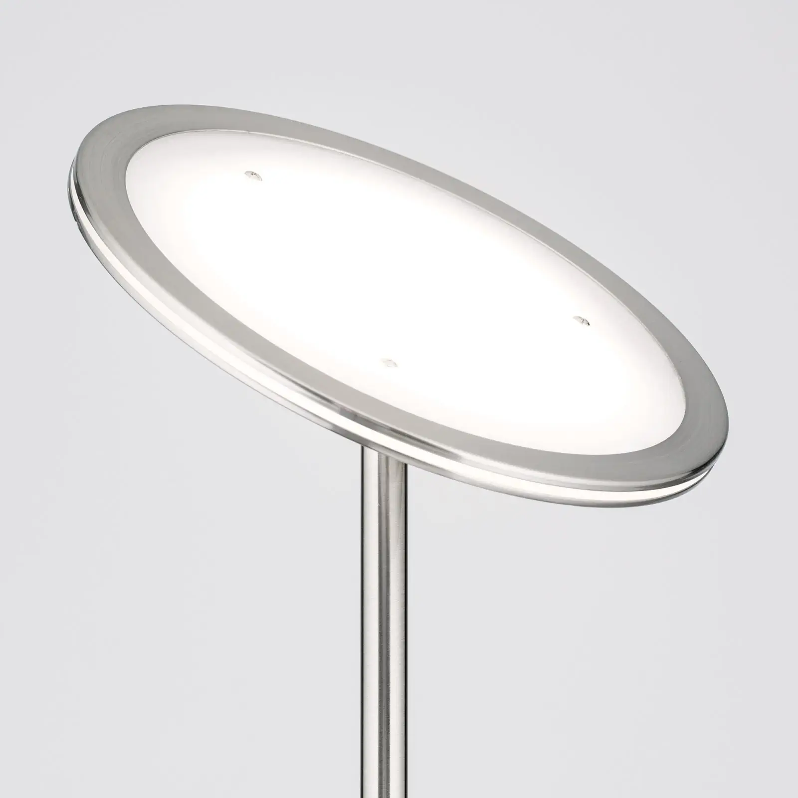 LED podna lampa OSCAR sa nožnim dimerom, saten - 6