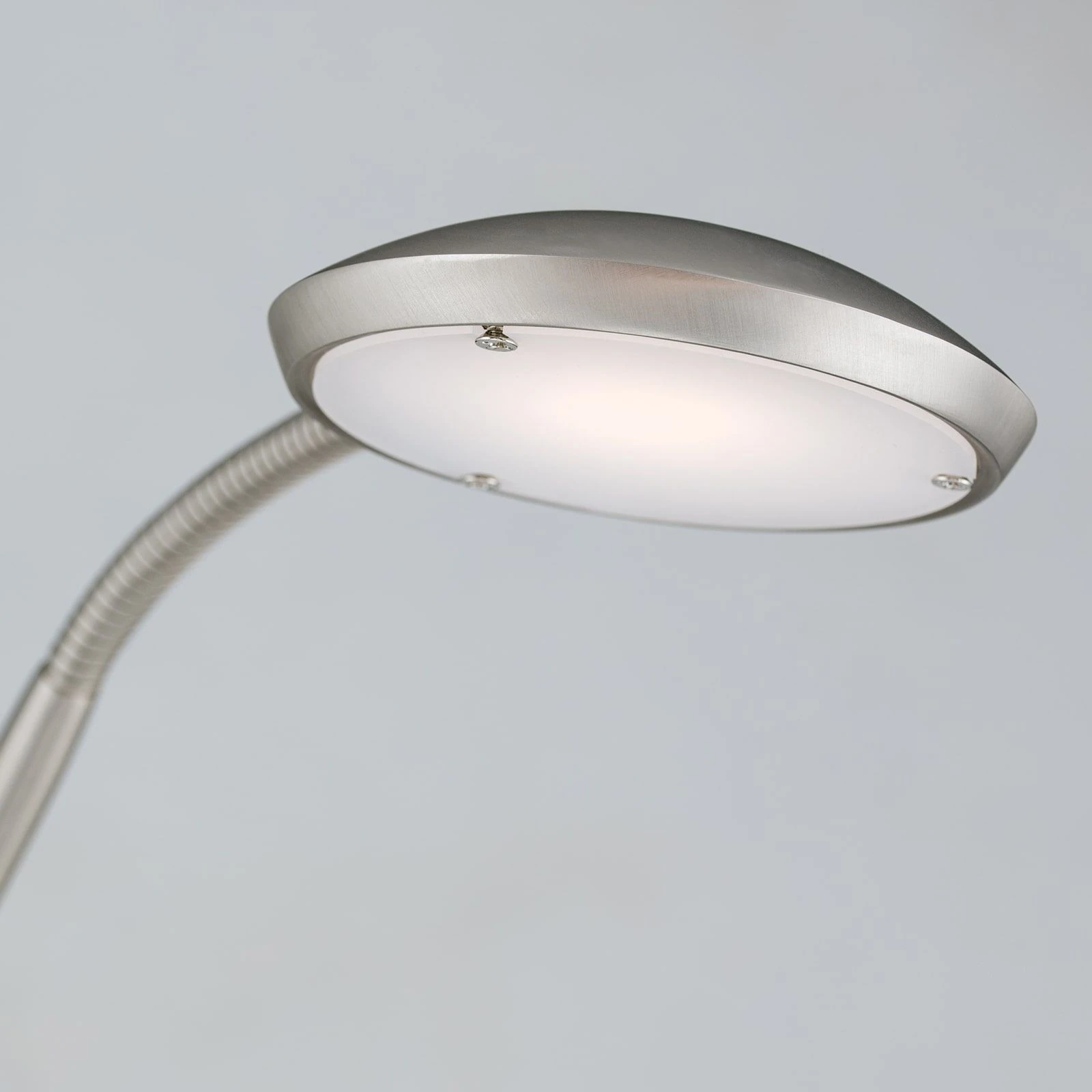 LED podna lampa COBRA, sa 2 izvora svetla, saten hrom - 6