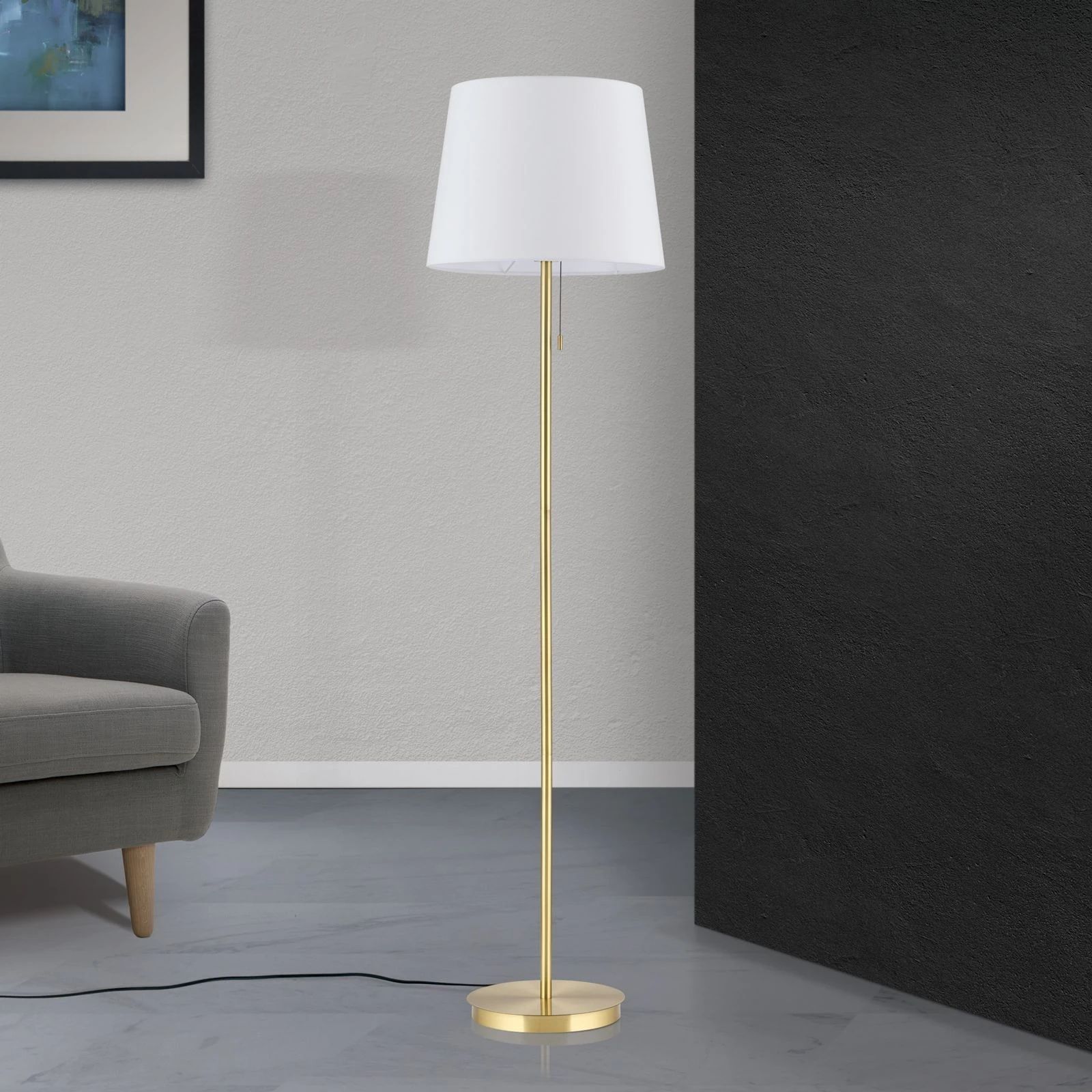 Podna lampa LUDWIG, patina završna obrada - 3