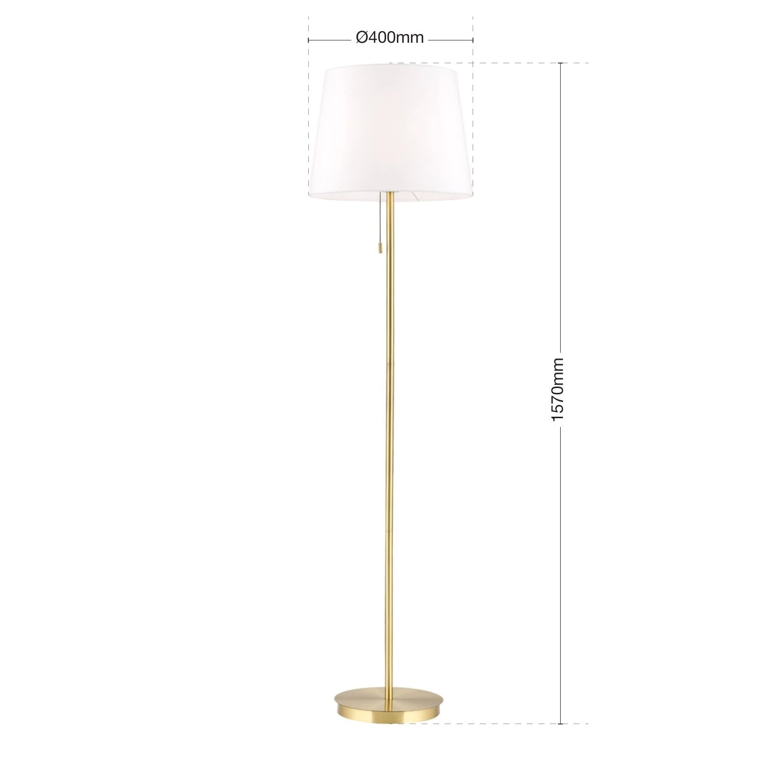 Podna lampa LUDWIG, patina završna obrada - 7