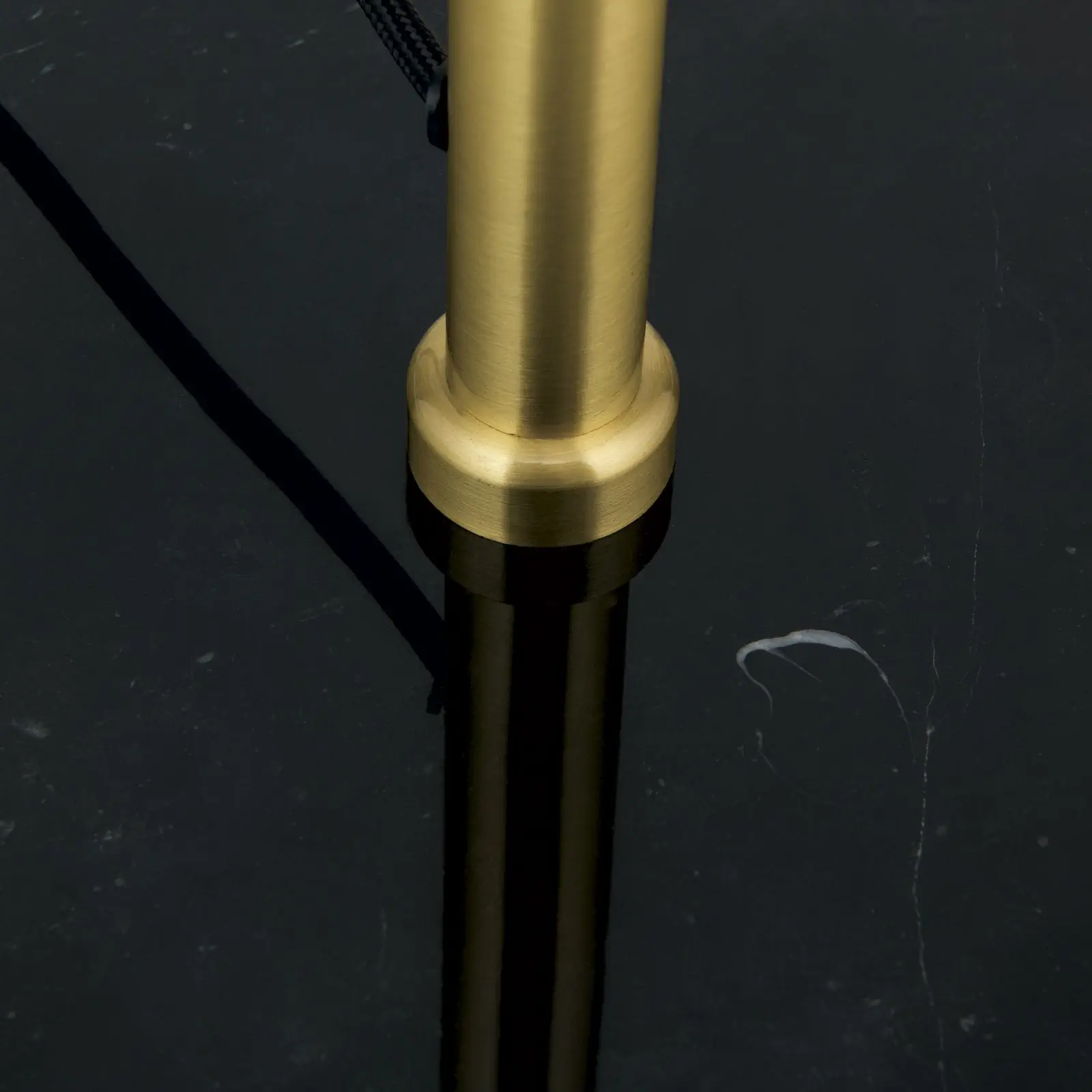 Podna lampa SPARTA, mesing-crna - 5