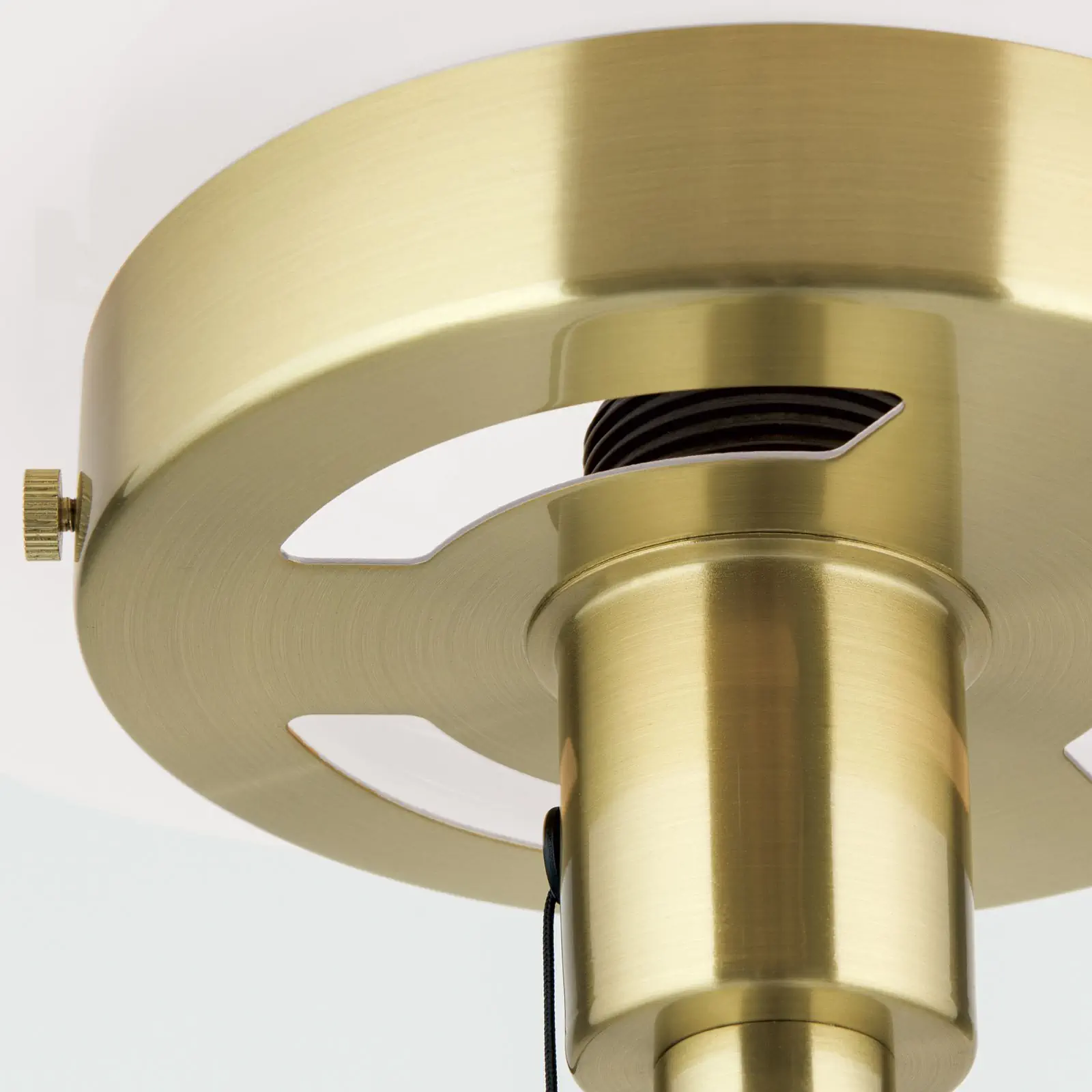 Podna lampa SPARTA, mesing-crna - 6