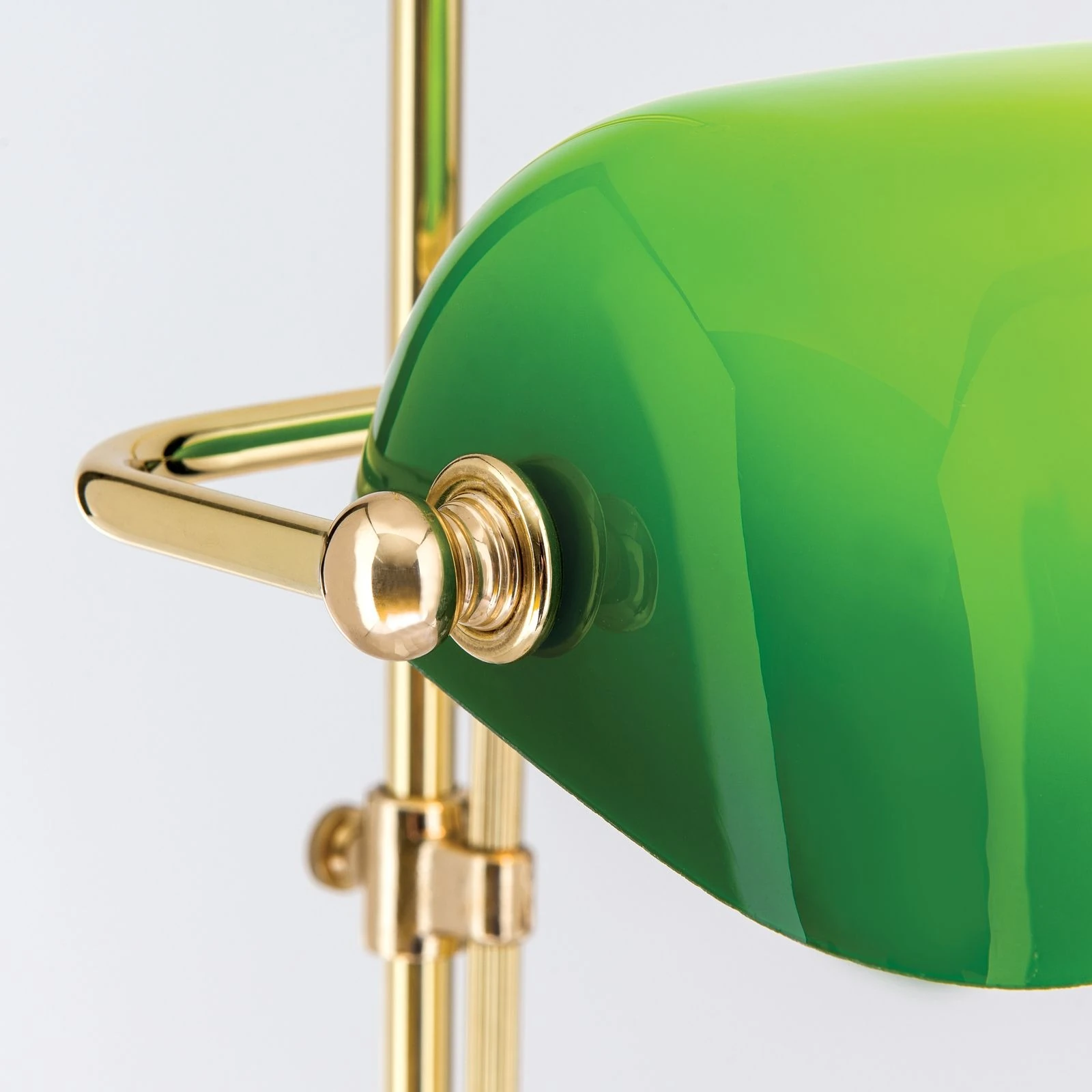Podna lampa HARVARD, visina 167 cm, mesing/zelena - 5