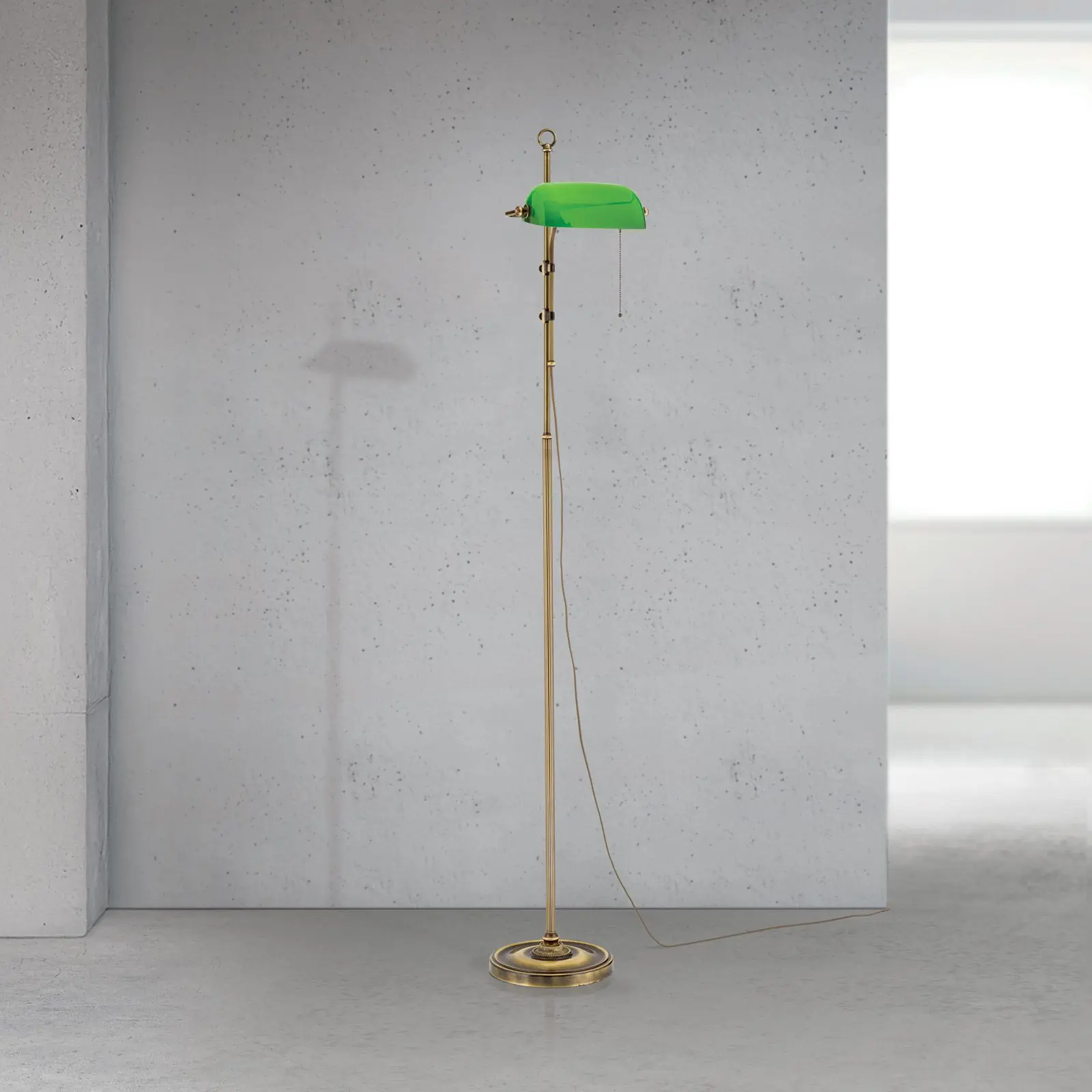 Podna lampa HARVARD, visina 167 cm, patina/zelena - 3