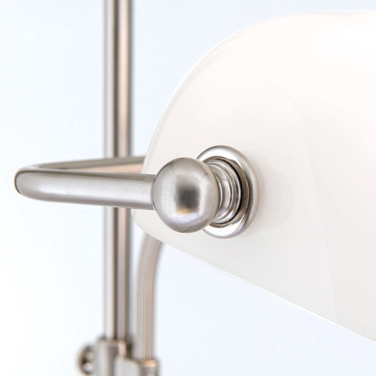 Podna lampa HARVARD, visina 167 cm, saten hrom/sjajni opal - 5