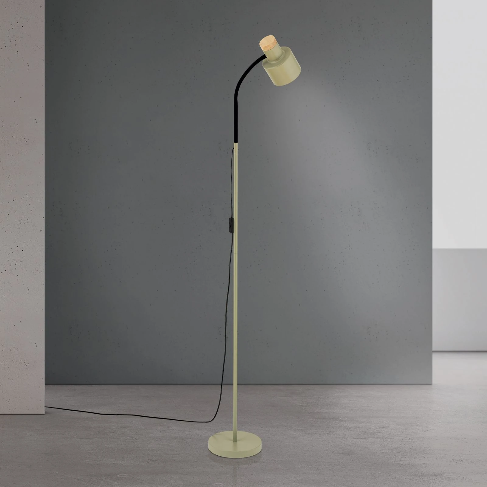 Podna lampa GILI, svetlo zelena - 2