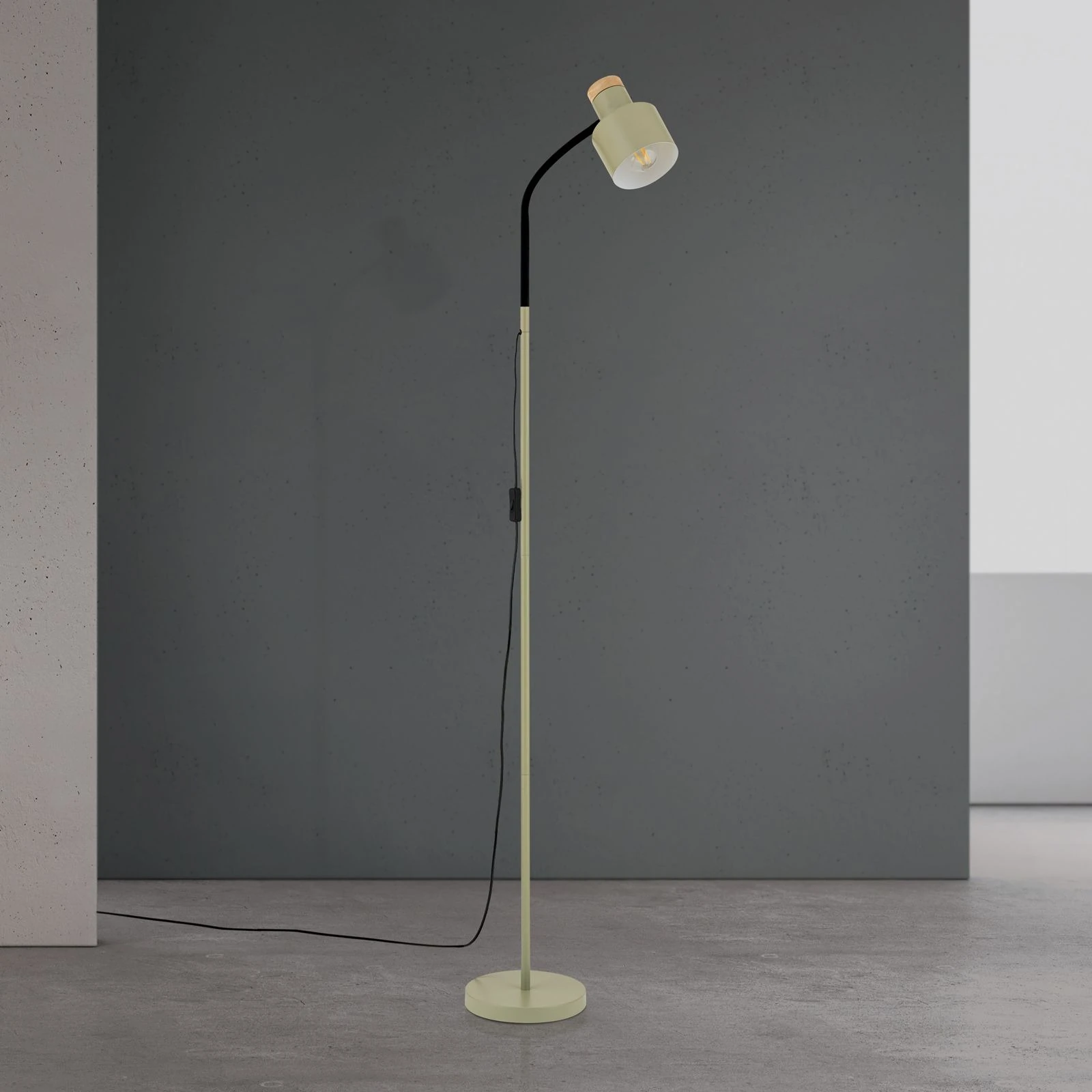 Podna lampa GILI, svetlo zelena - 3