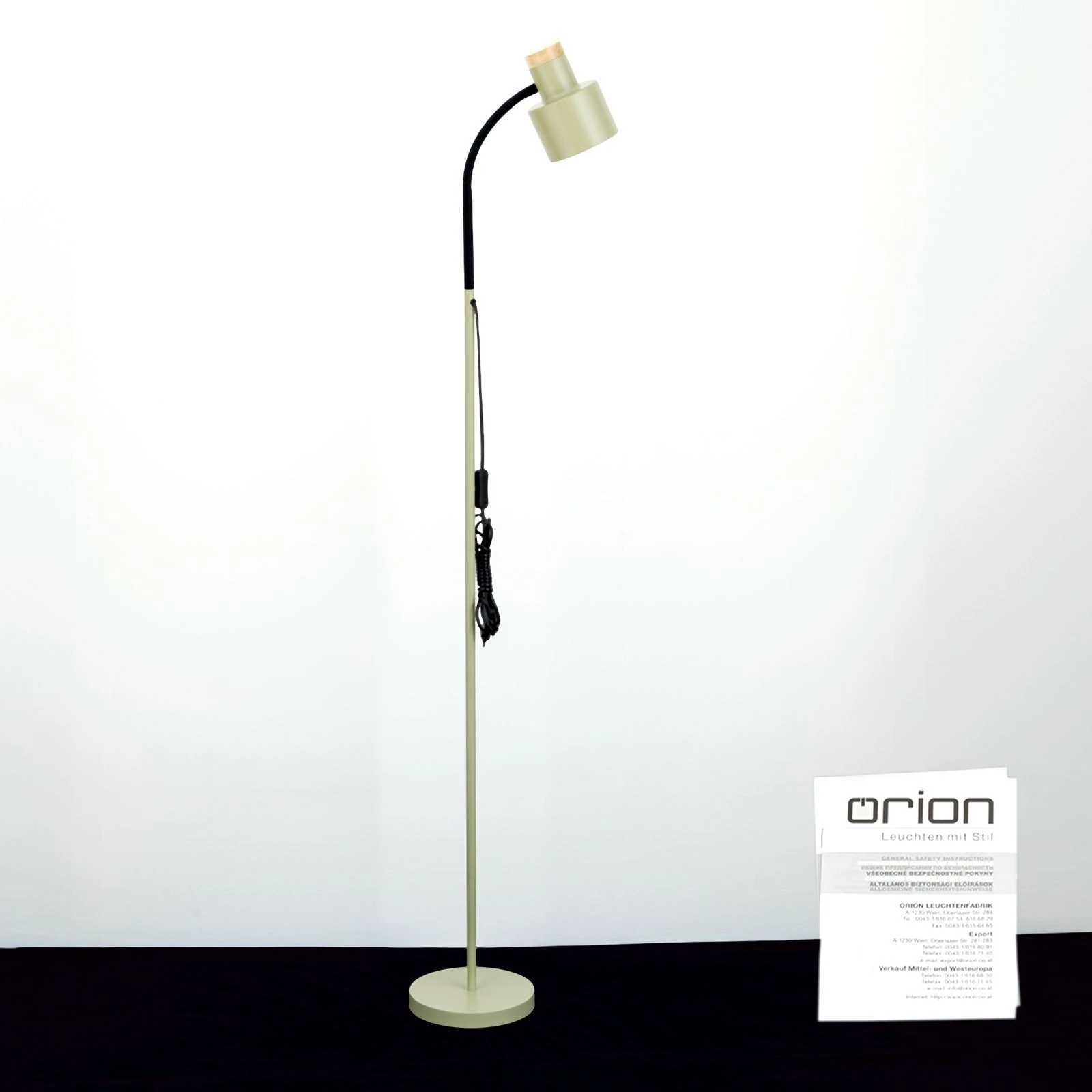 Podna lampa GILI, svetlo zelena - 8