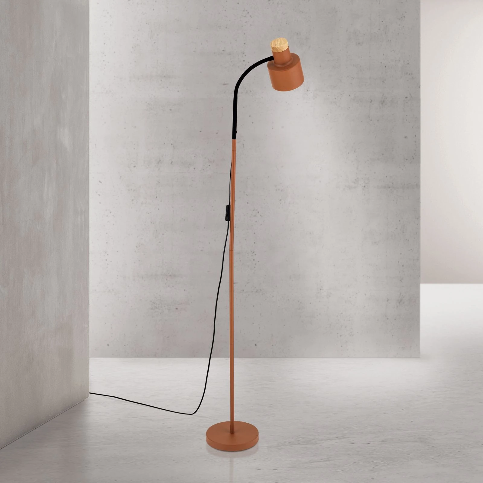 Podna lampa GILI, koralno crvena - 2