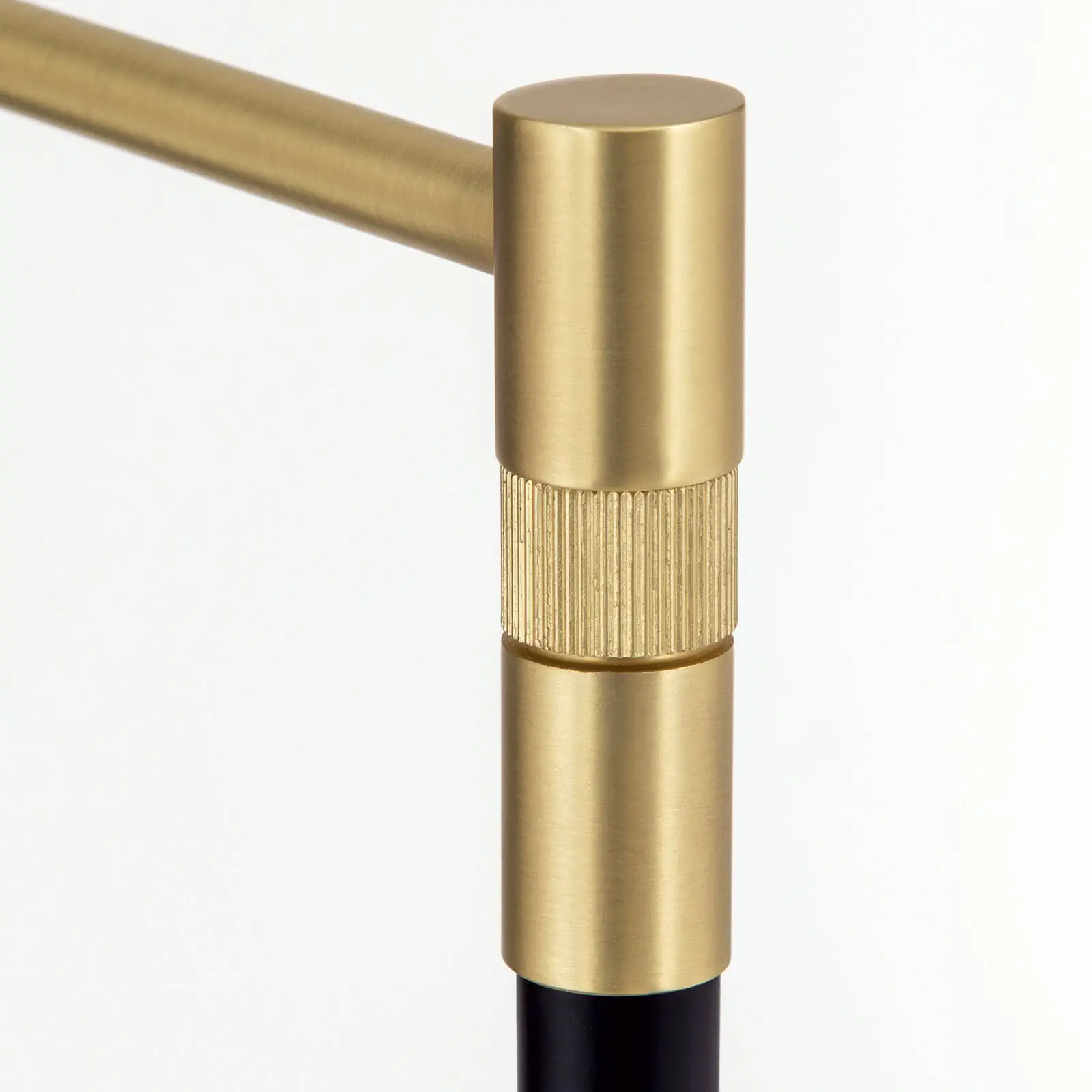 LED podna lampa BOSTON, rotirajuća ruka, mesing mat - 6