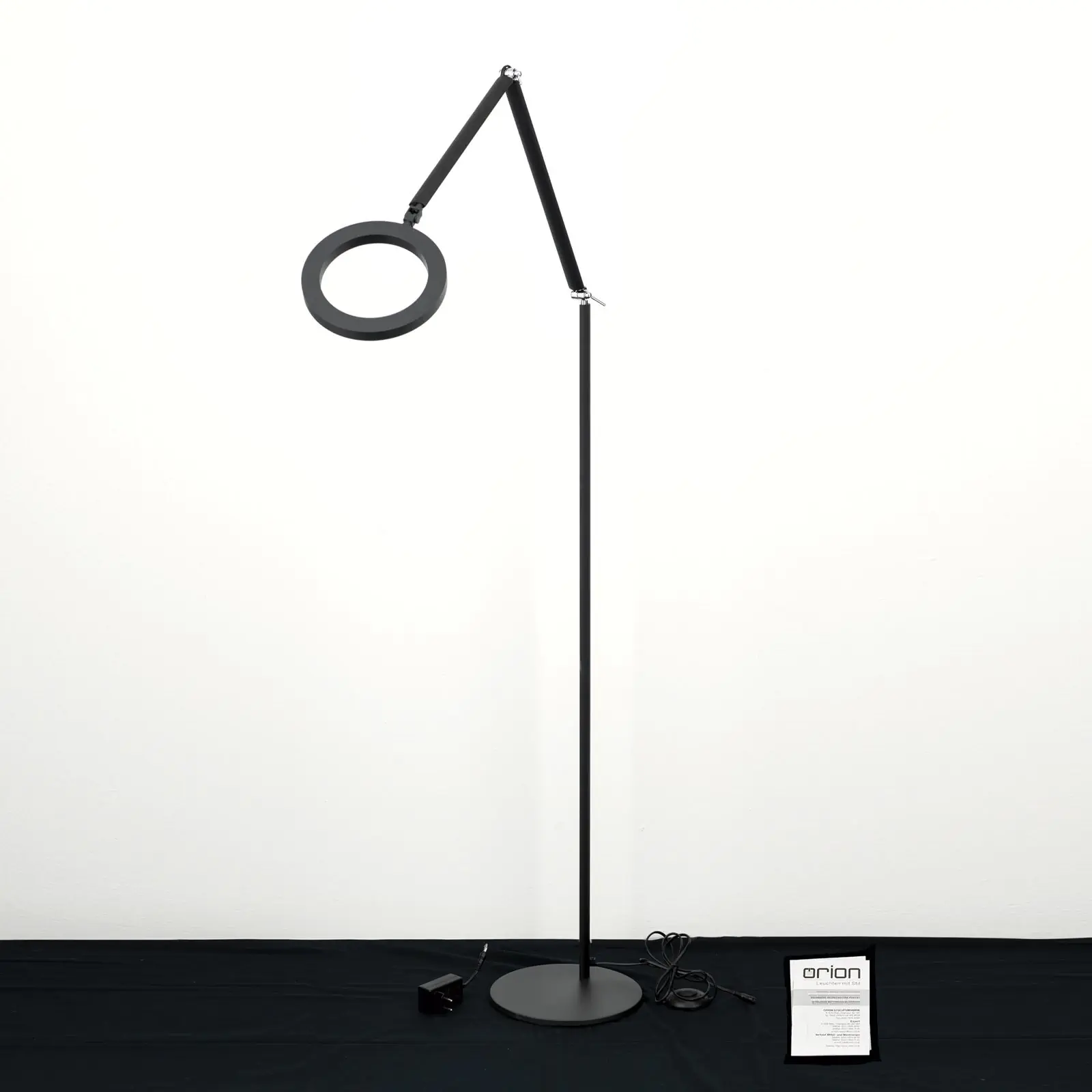 LED podna lampa RINGO, crna - 8