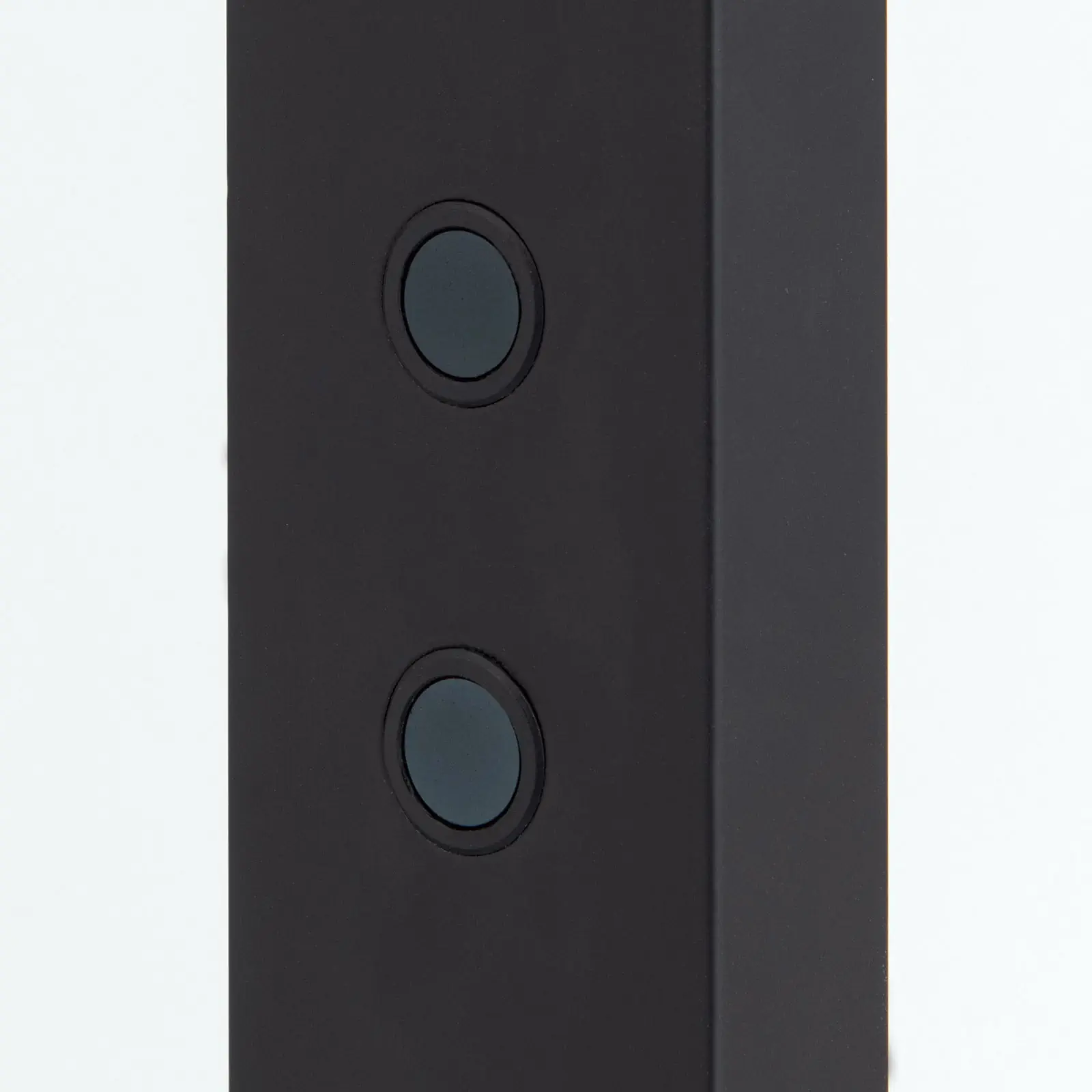 LED podna lampa FATI, sa lampom za čitanje, crna - 6